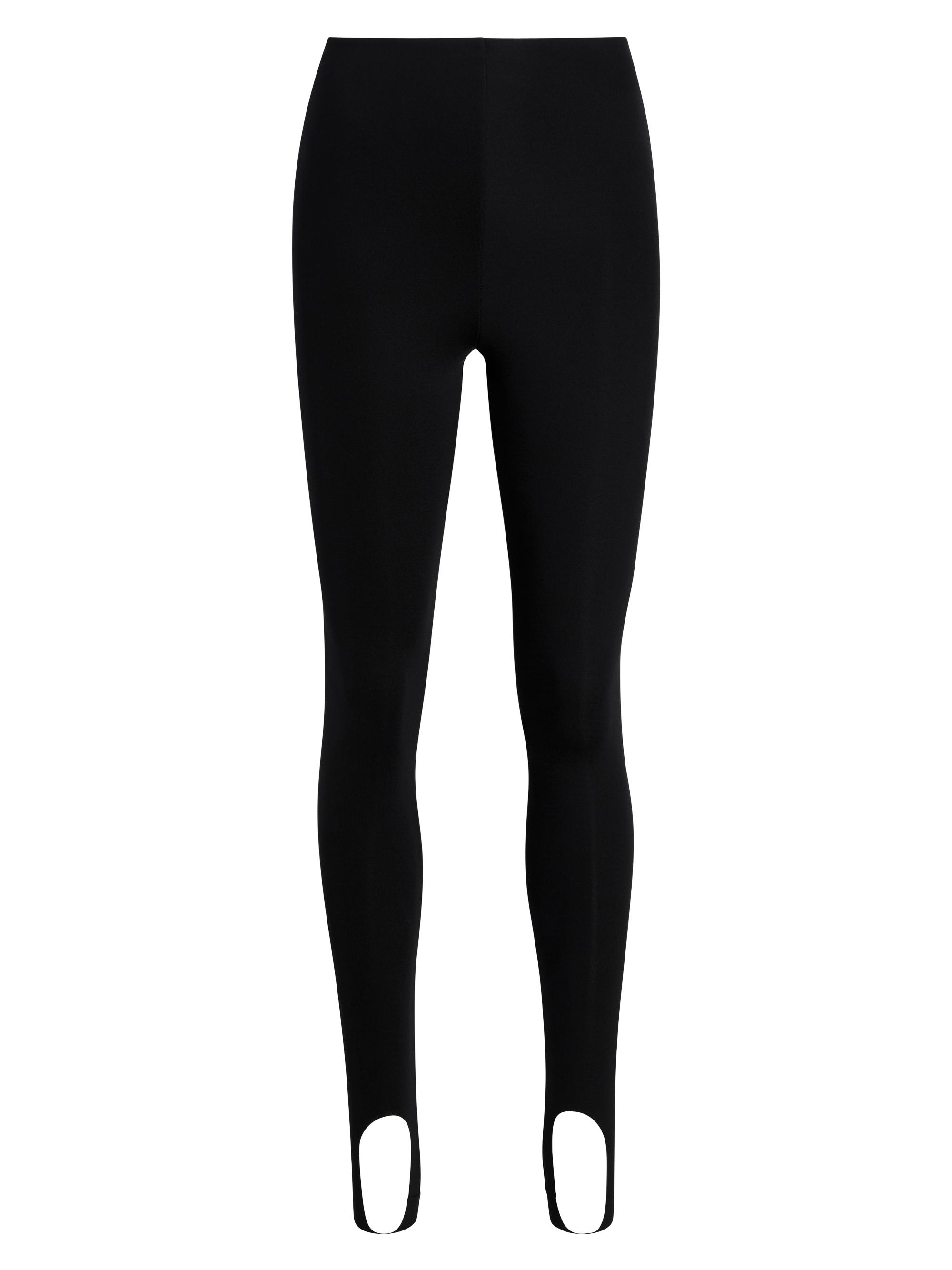 Commando Women's Neoprene Stirrup Leggings - Black