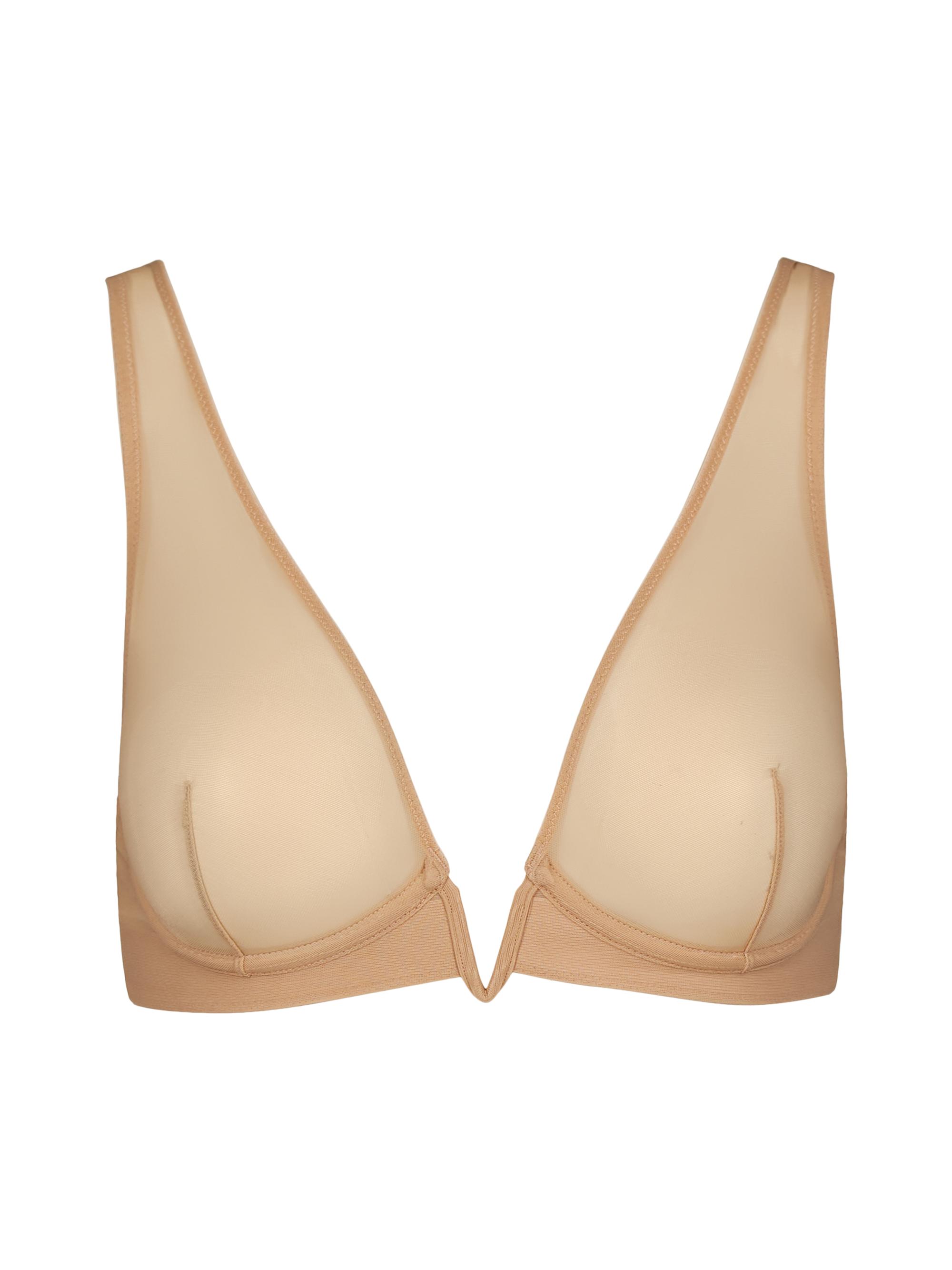 Commando Women's Chic Mesh Underwire Bra - Beige