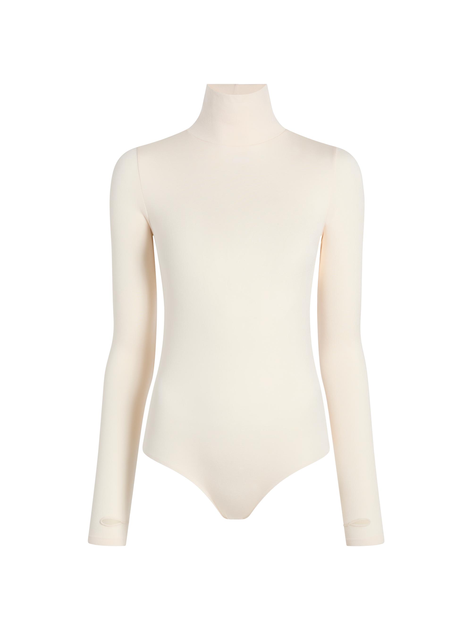 Commando Women's Prima Turtleneck Bodysuit - Bone