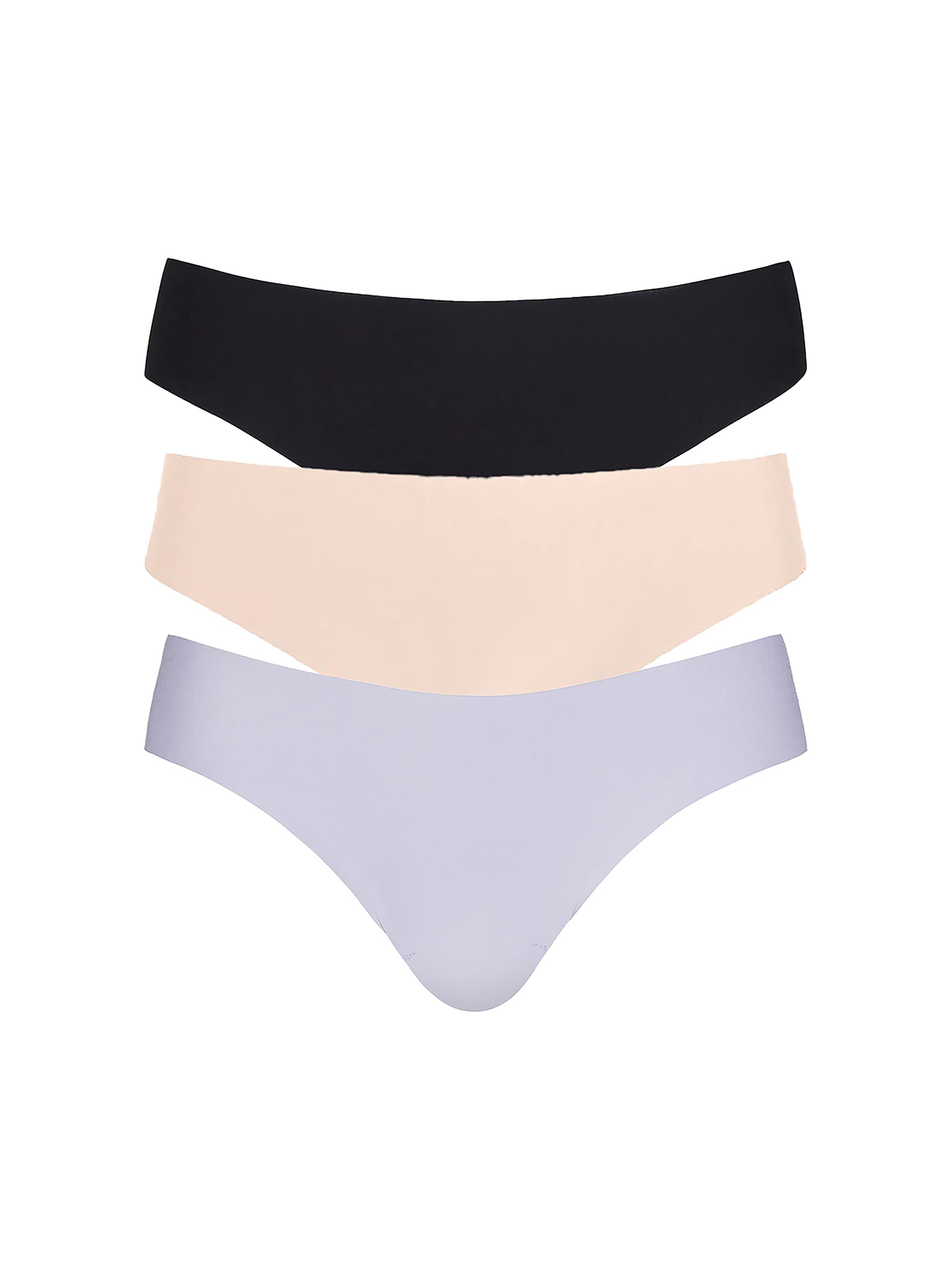 Commando Women's Butter 3-Pack Mid-Rise Thongs