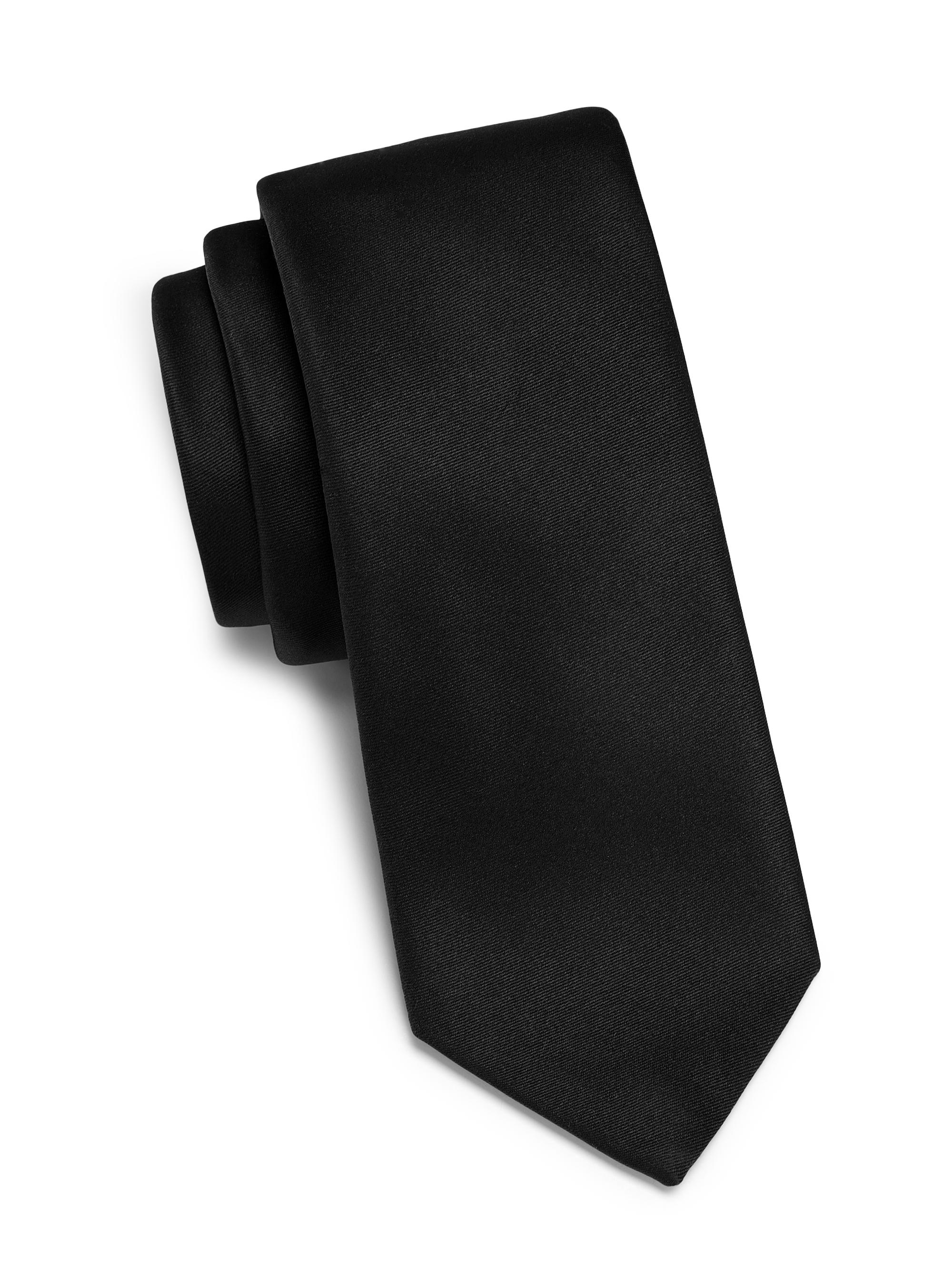 Giorgio Armani Men's Cravatta Silk Jacquard Tie - Nero