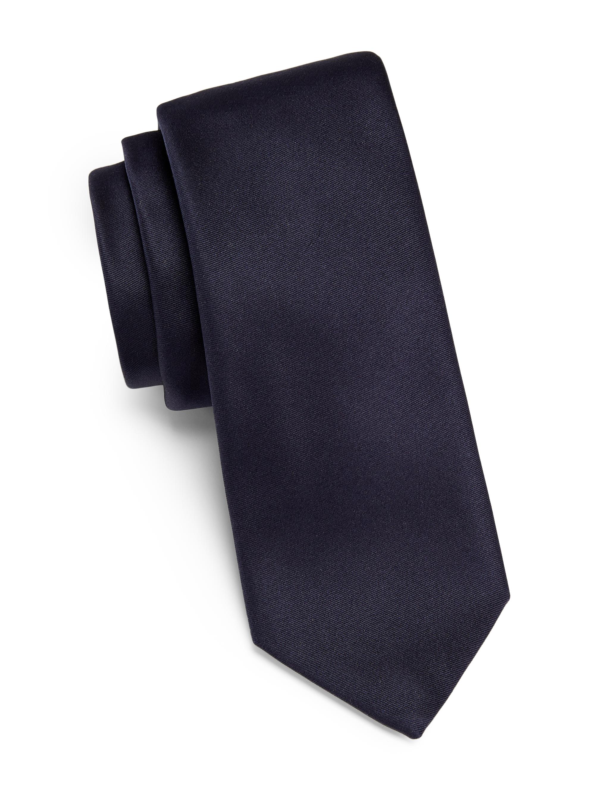 Giorgio Armani Men's Cravatta Silk Jacquard Tie - Blunotte