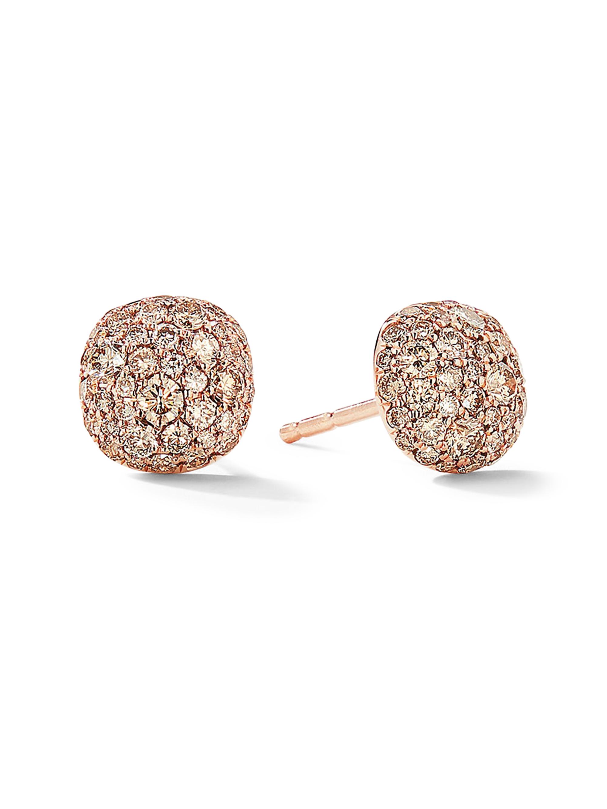 David Yurman Women's Cushion Stud Earrings in 18K Rose Gold - Rose Gold