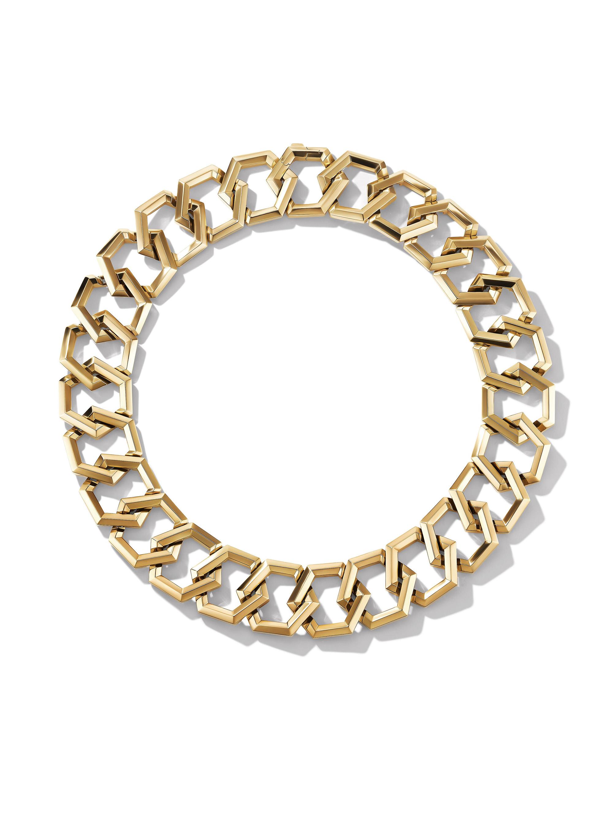 David Yurman Women's Carlyle Necklace in 18K Yellow Gold - Gold