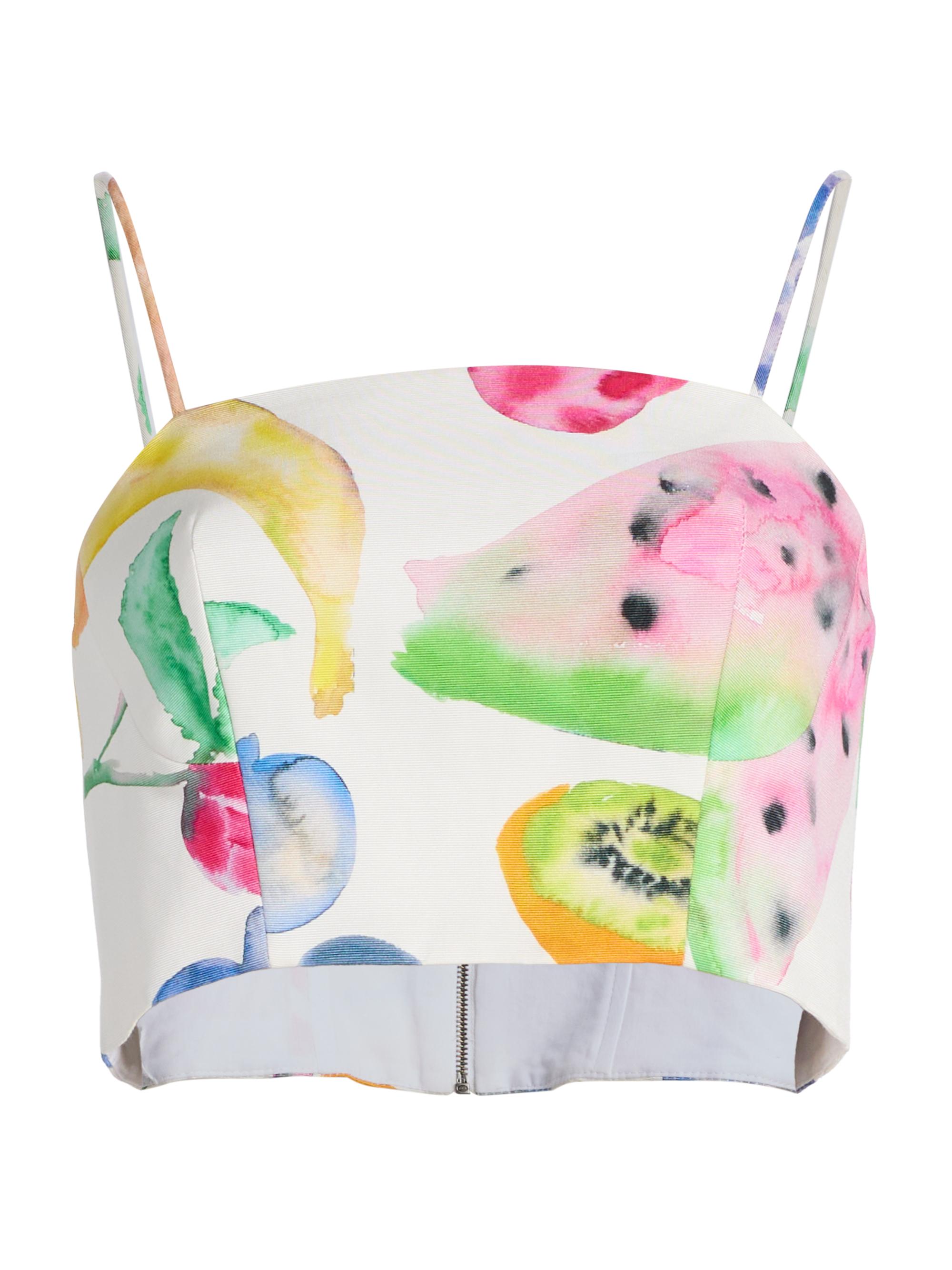 Rosie Assoulin Women's Halfway There Crop Top - Rainbow