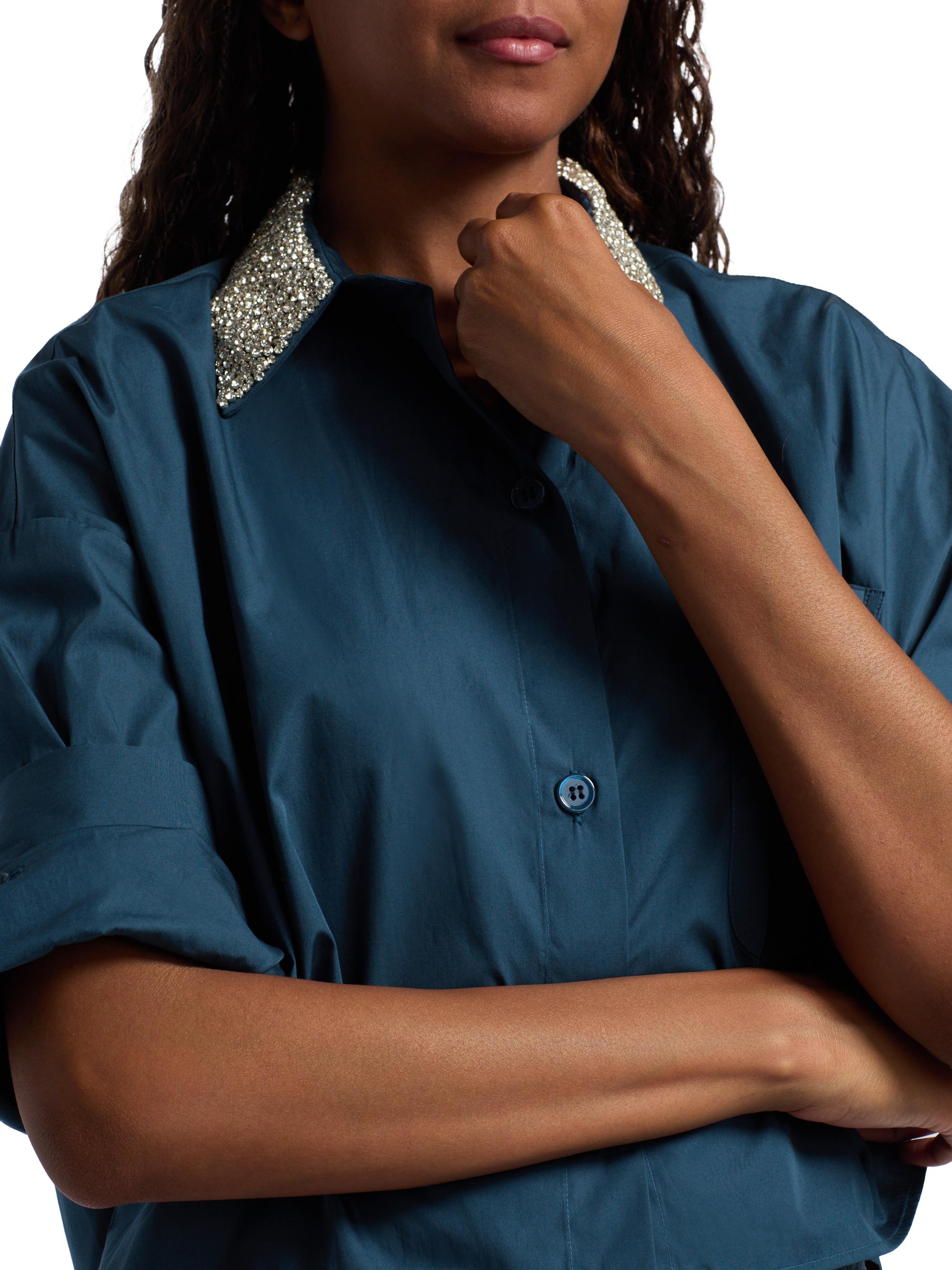 TWP Next Ex Crystral Collar Shirt | Saks Fifth Avenue