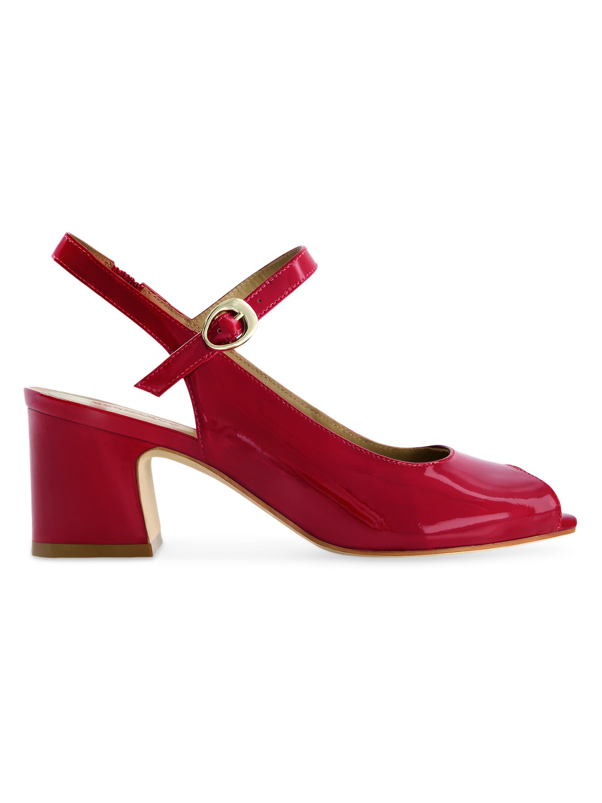 Bernardo Bailen Mary Jane Peep Toe Heels | Saks Fifth Avenue