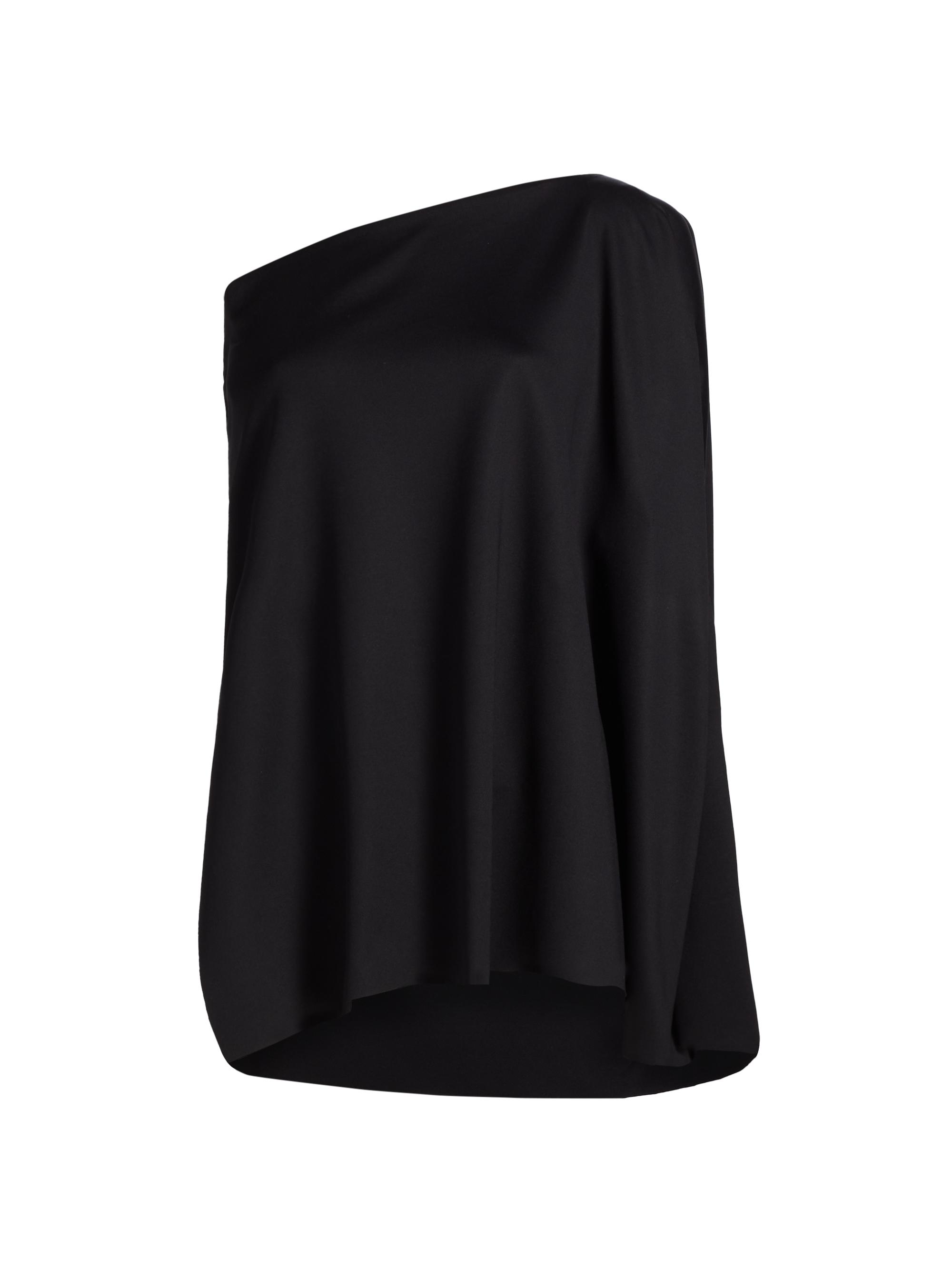 Rosetta Getty Women's One-Shoulder Caftan Top - Black