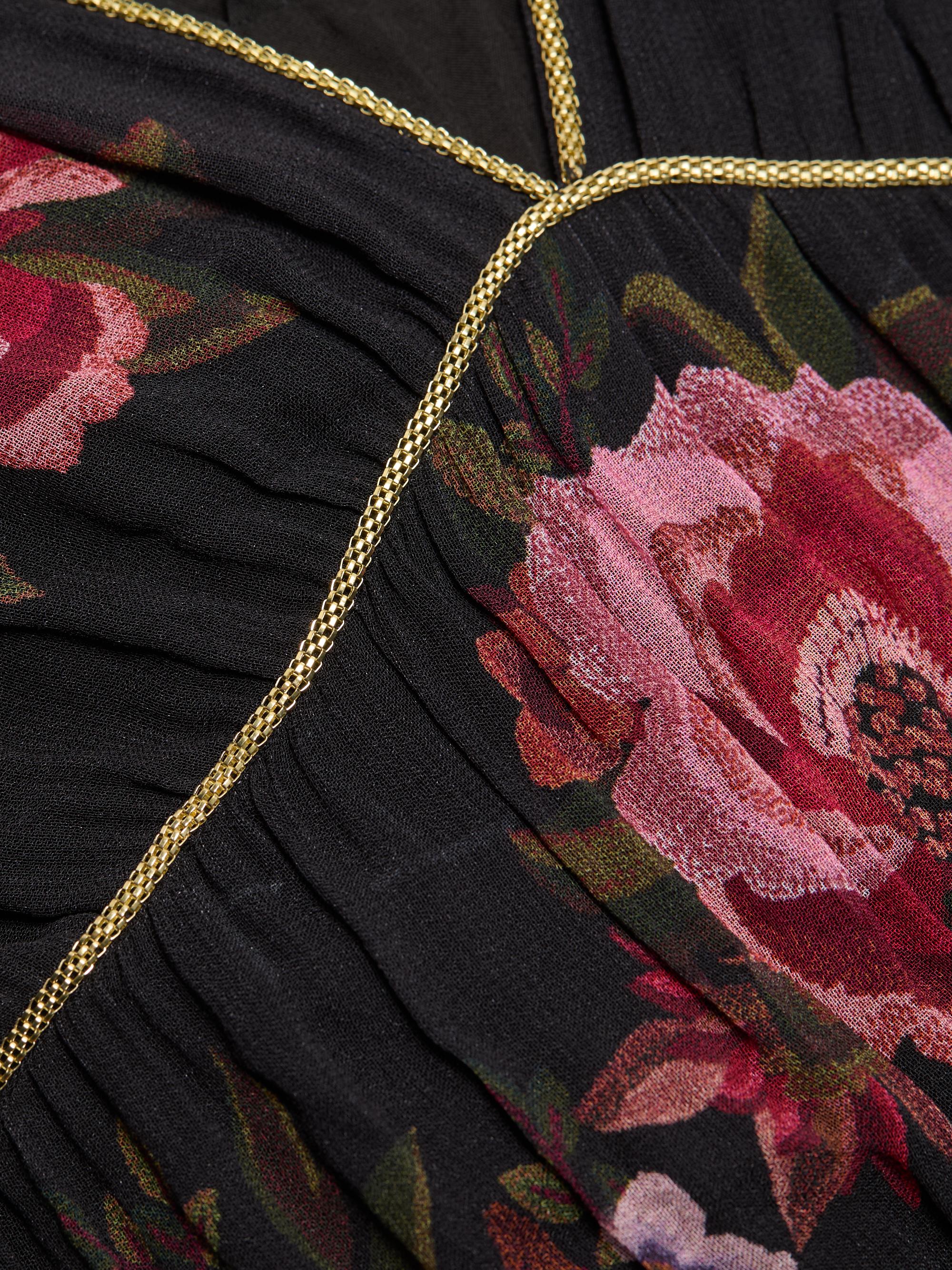 farm rio black chenille flowers midi dress Black Chenille Flowers Lenzing Ecovero Viscose Shirt