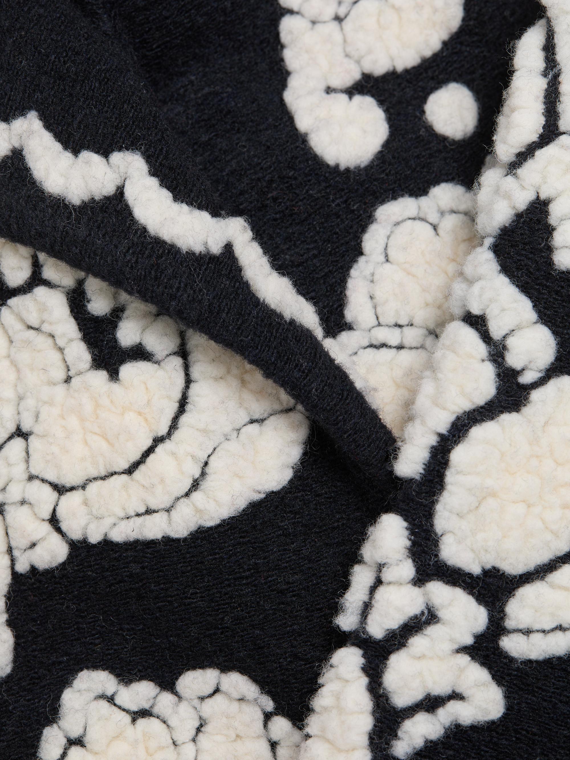 Farm Rio Floral Arabesque Fleece One-Button Coat | Saks Fifth Avenue