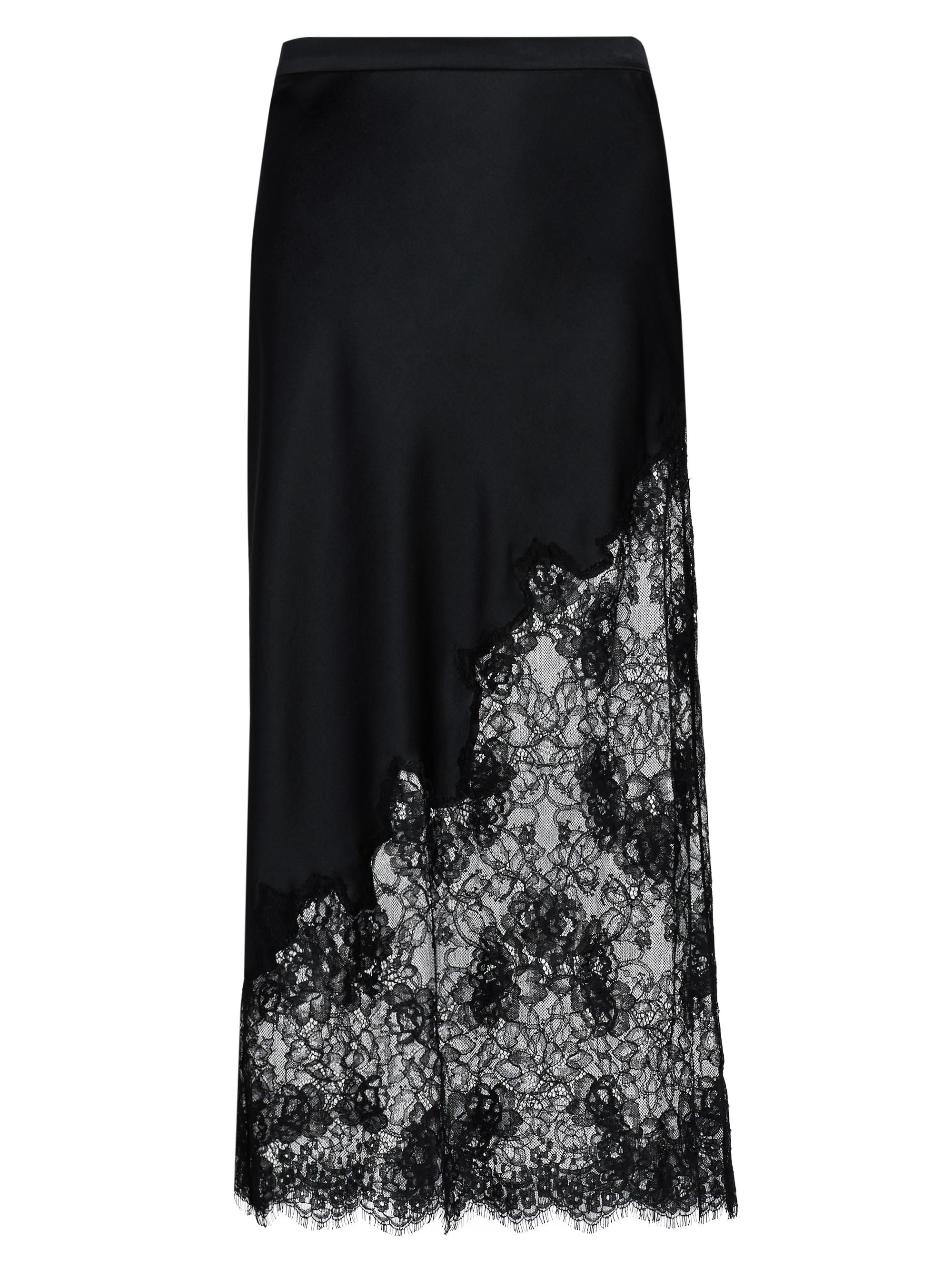 Fleur du Mal Le Stretch Floral Lace Pencil Skirt | Saks Fifth Avenue