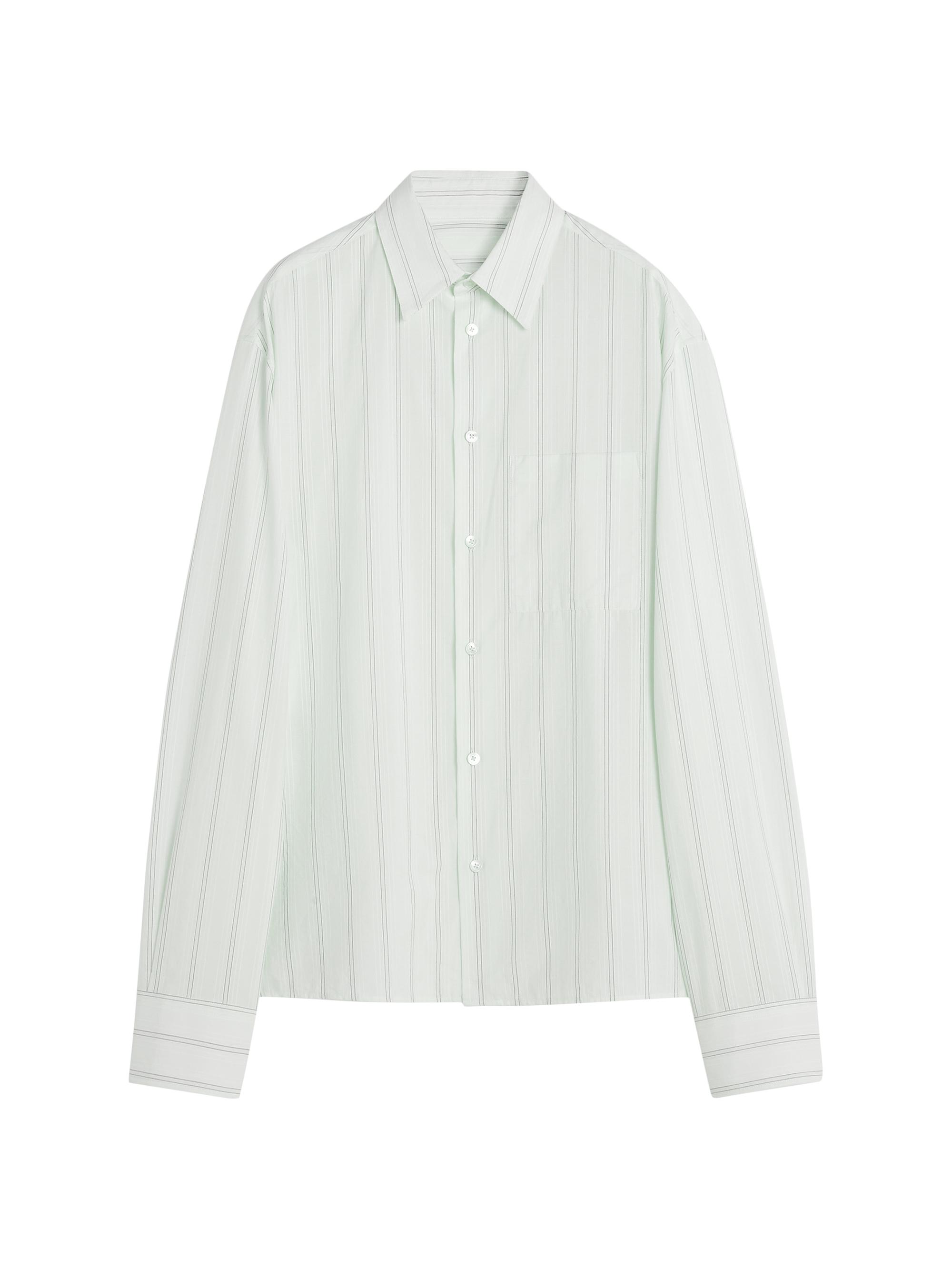 Lanvin Men's Straight Cotton Shirt - White