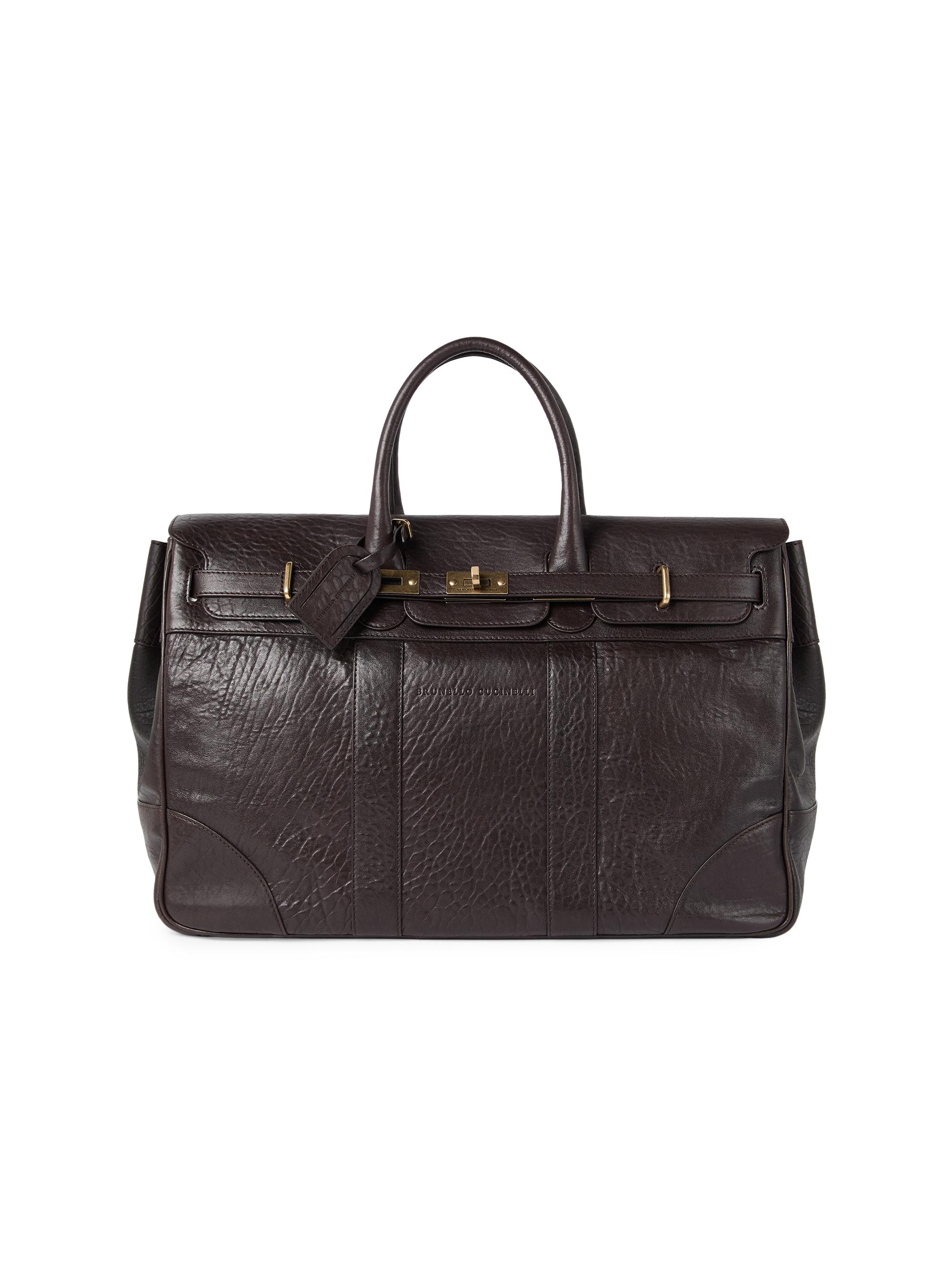 Brunello Cucinelli Reversed Calfskin Country Bag | Saks Fifth Avenue