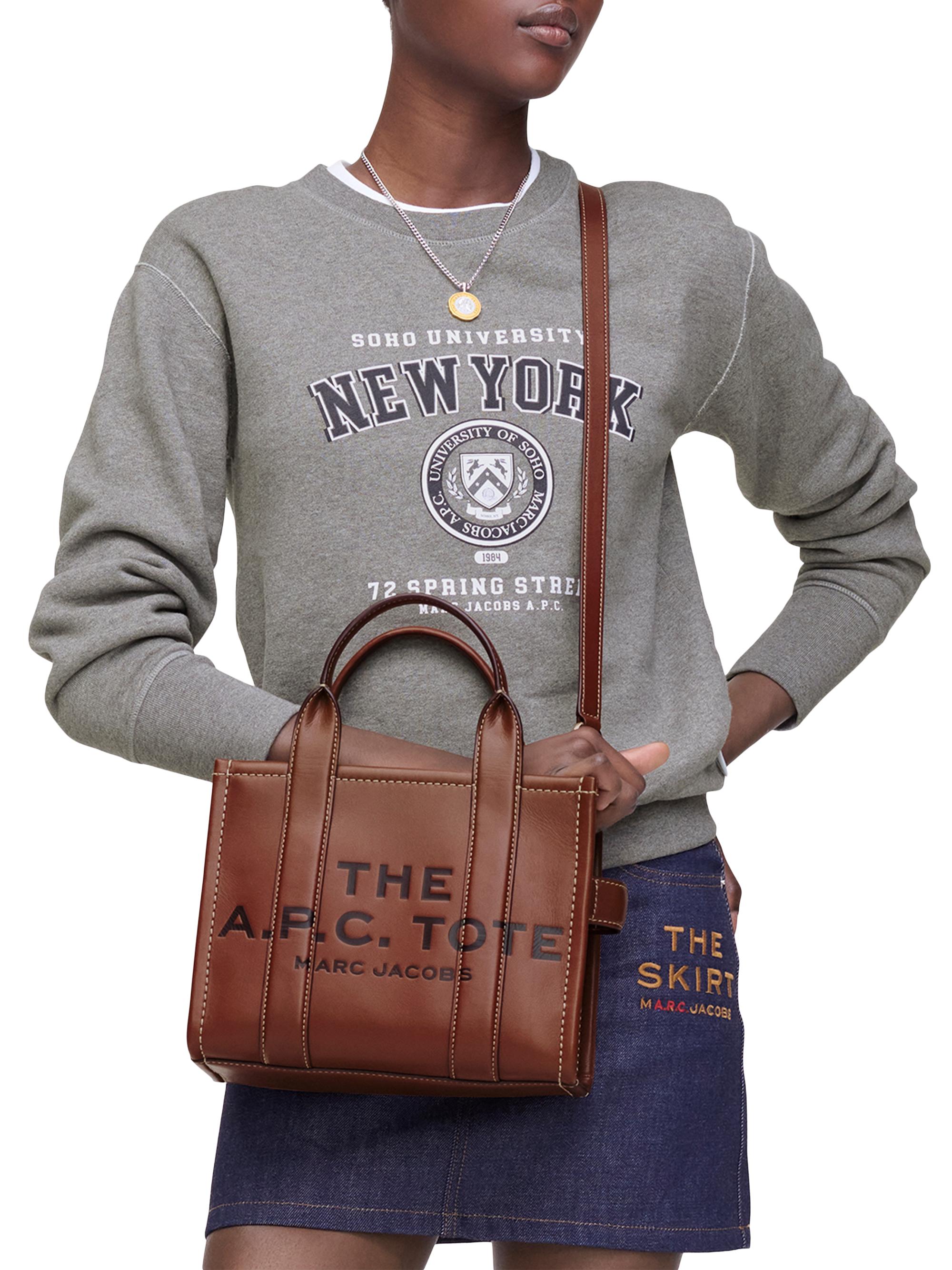 Marc Jacobs x A.P.C. Women's The A. P.C. x Marc Jacobs  Leather Tote Bag - Hazelnut