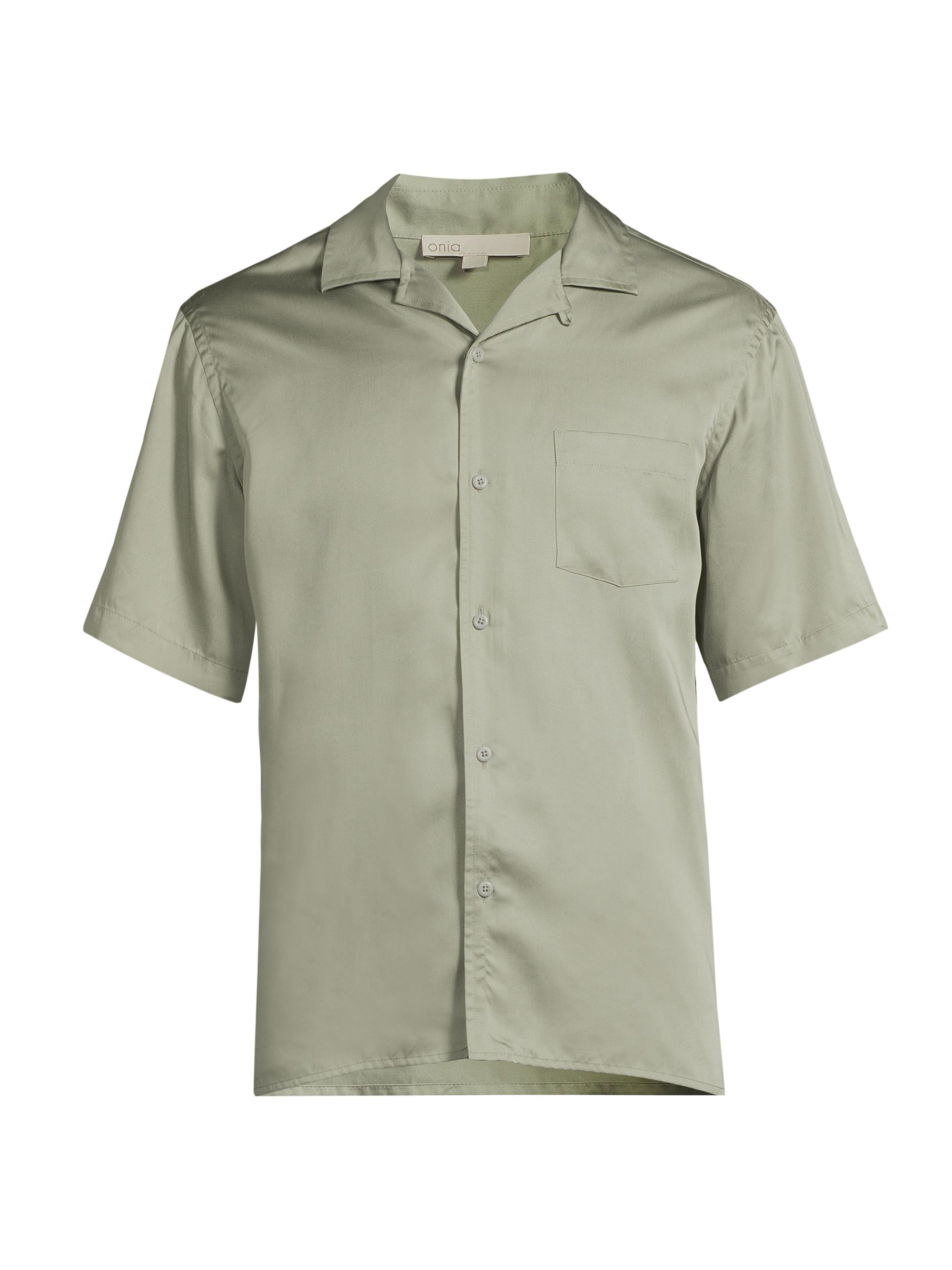 Onia Men's Core Vacation Relaxed Short-Sleeve Shirt - Sage