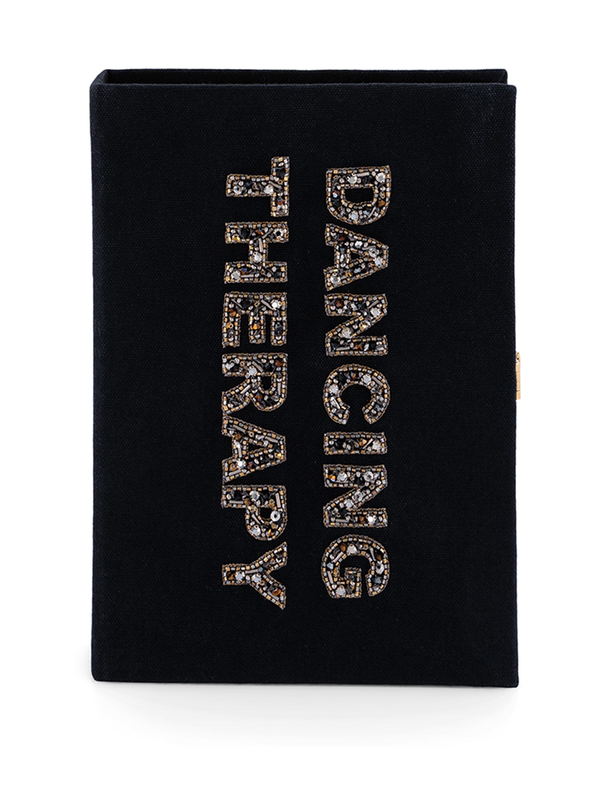 Olympia Le Tan Women's Dancing Therapy Book Clutch - Black