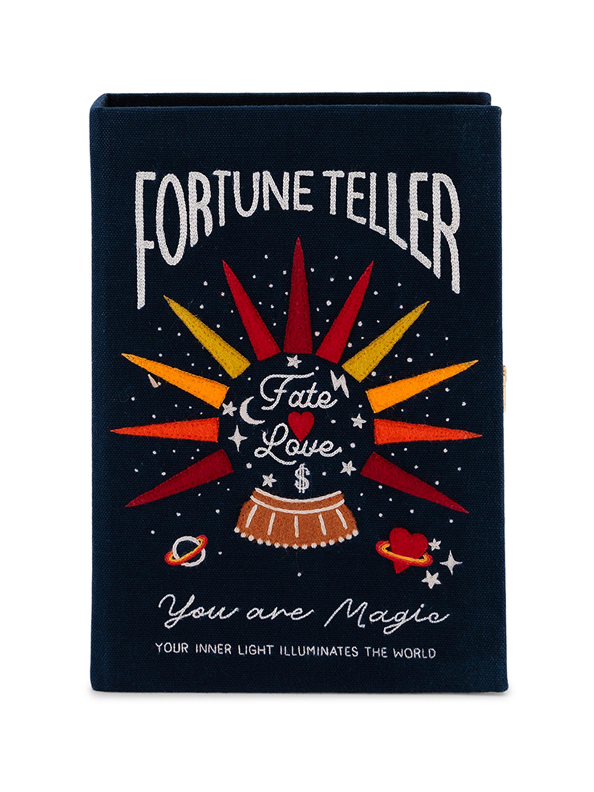 Olympia Le Tan Women's Fortune Teller Embroidered Book Clutch - Caban Latim