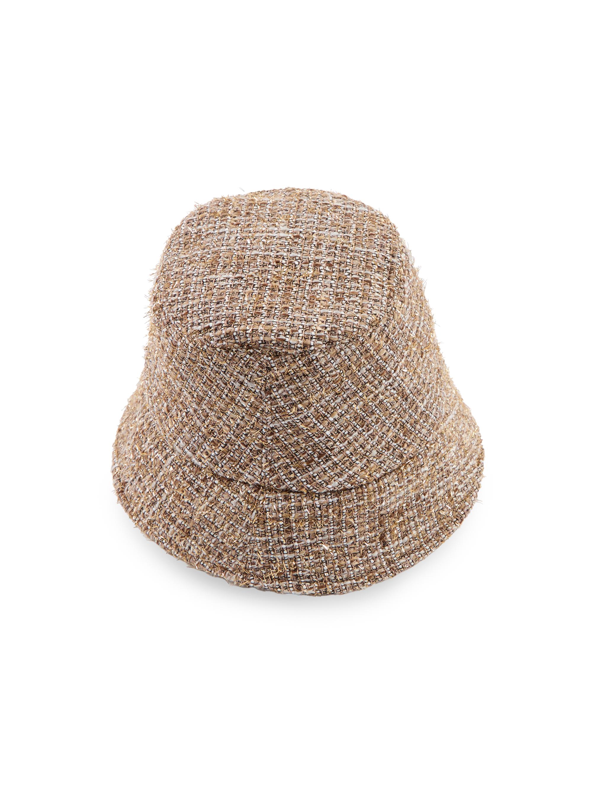 Eugenia Kim Women's Yuki Tweed Bucket Hat - Camel Gold
