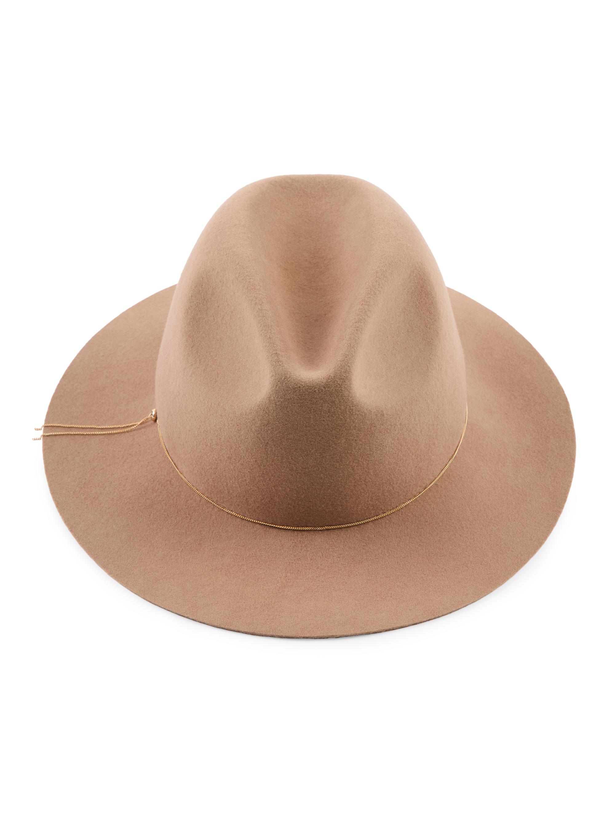 Eugenia Kim Women's Sandy Felt Chain Fedora - Camel | Thumbnail 6