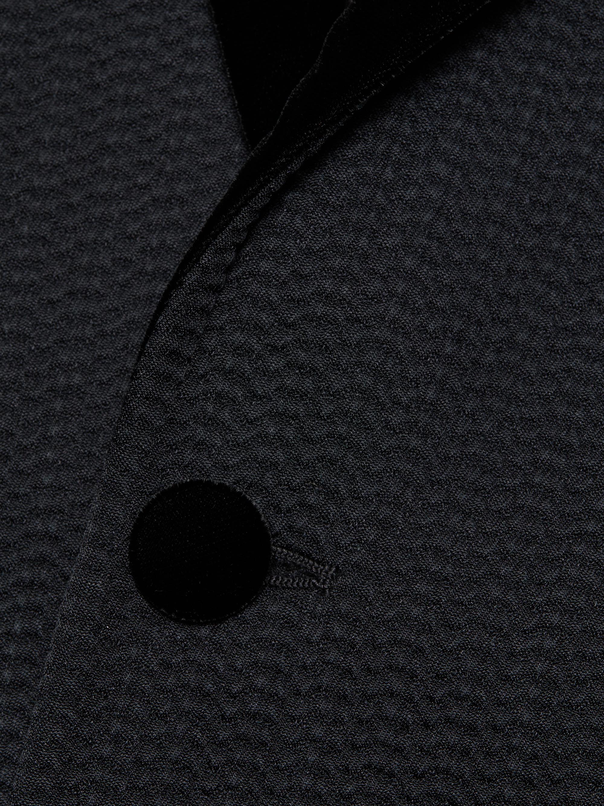 Giorgio Armani Houndstooth Velvet Blazer | Saks Fifth Avenue