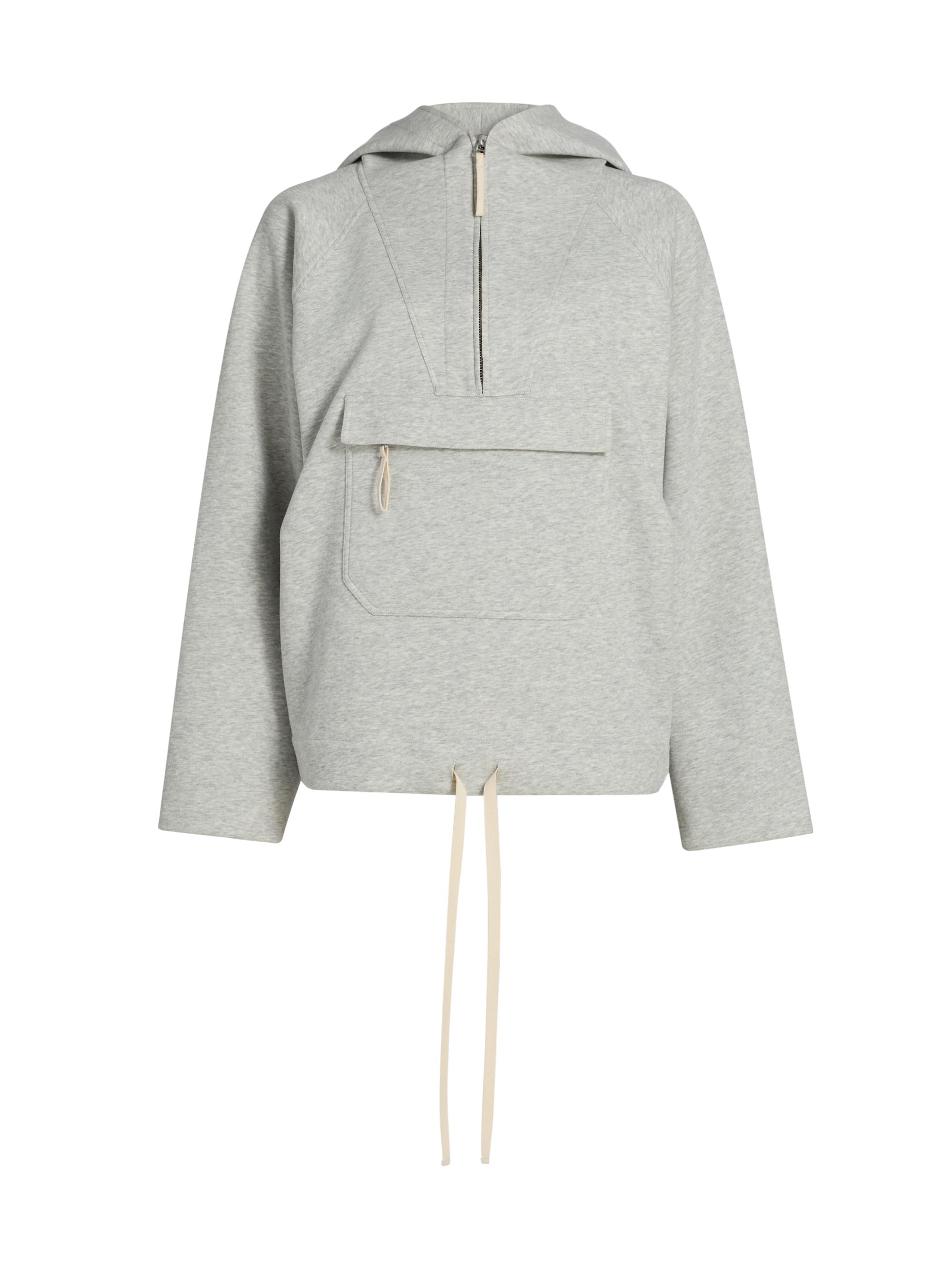 Co Women's Hooded Pullover - Heathered Grey