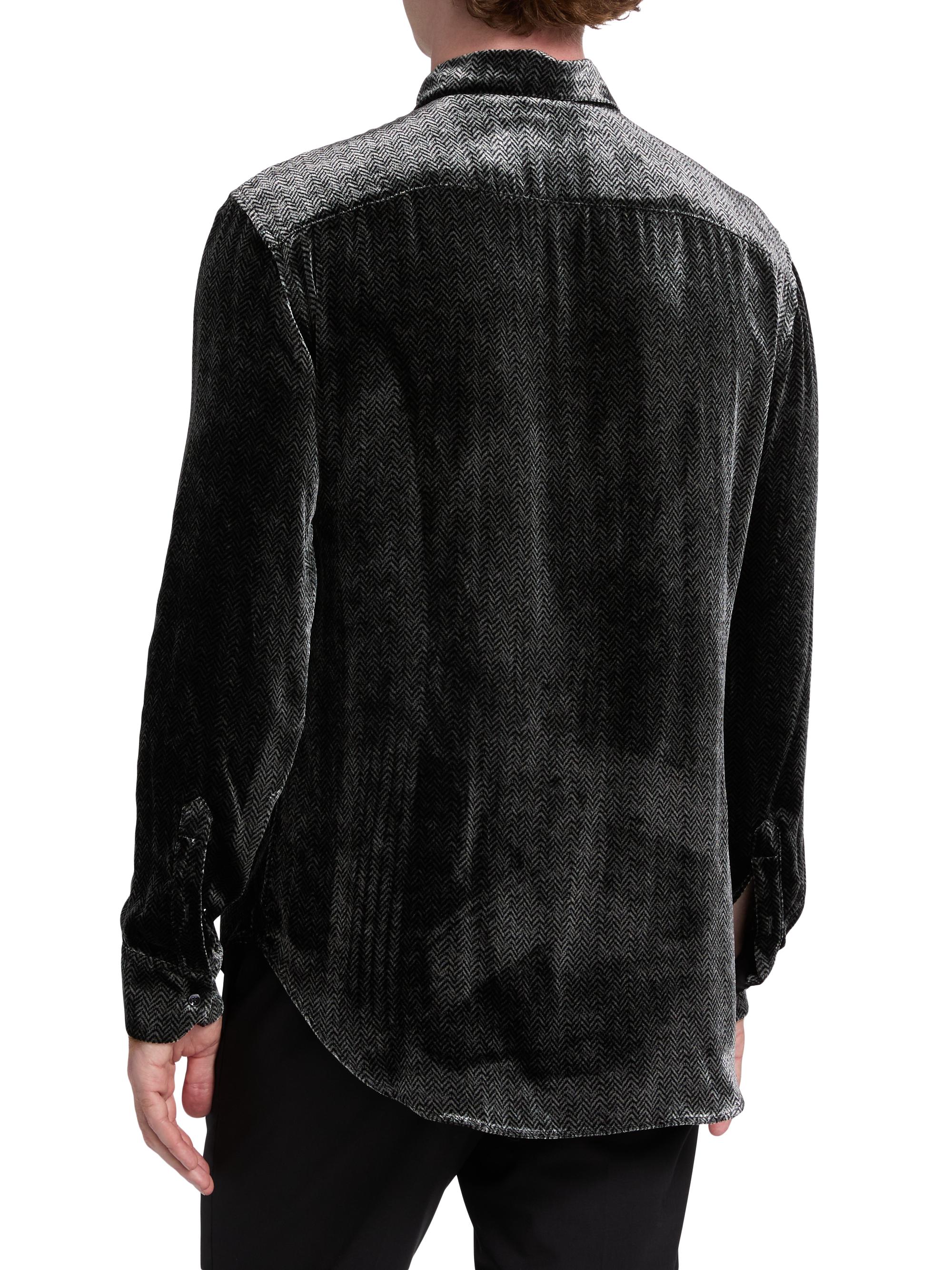 Giorgio Armani Velvet Tux Shirt | Saks Fifth Avenue