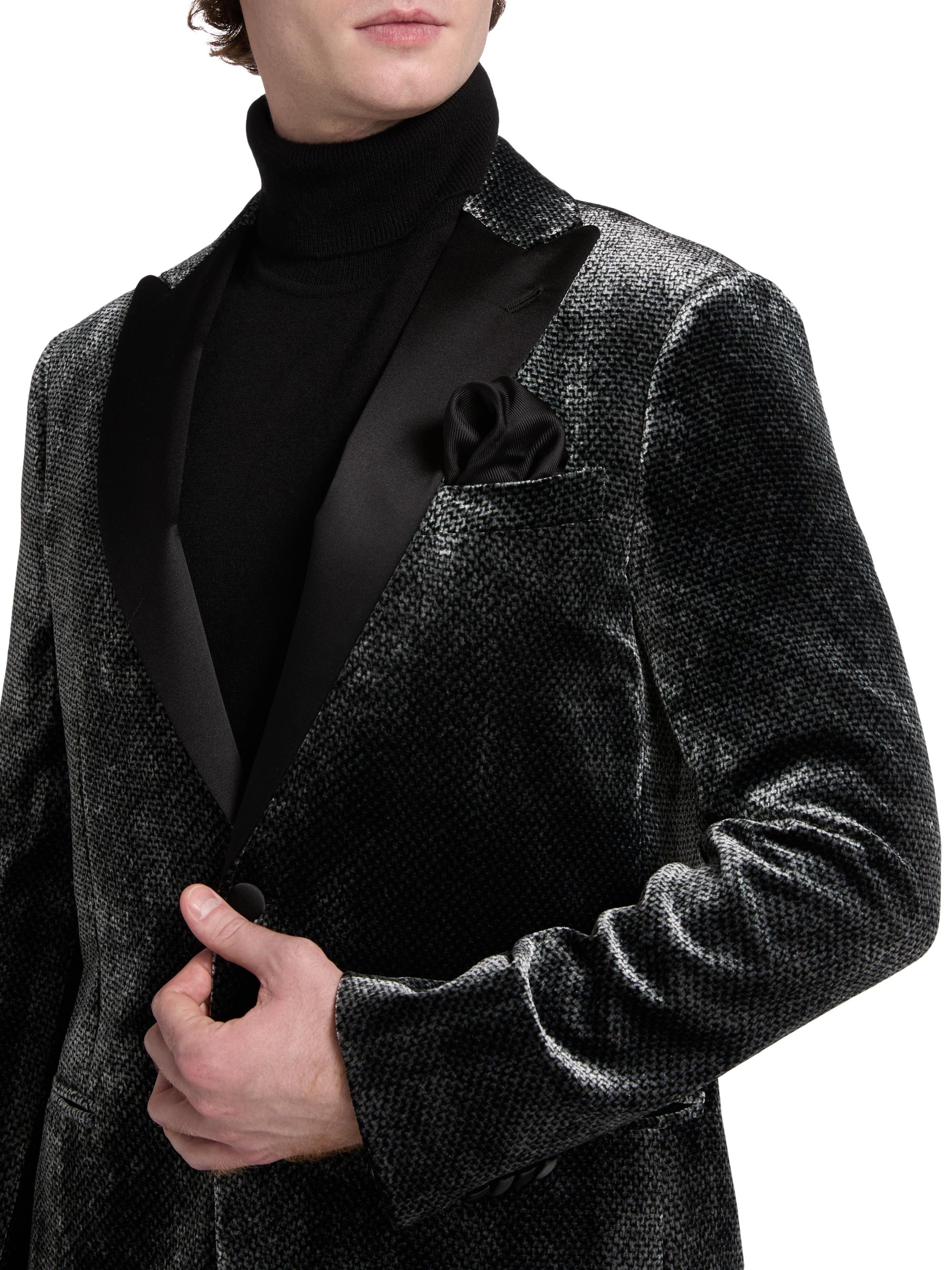 Giorgio Armani Textured Velvet Dinner Jacket | Saks Fifth Avenue