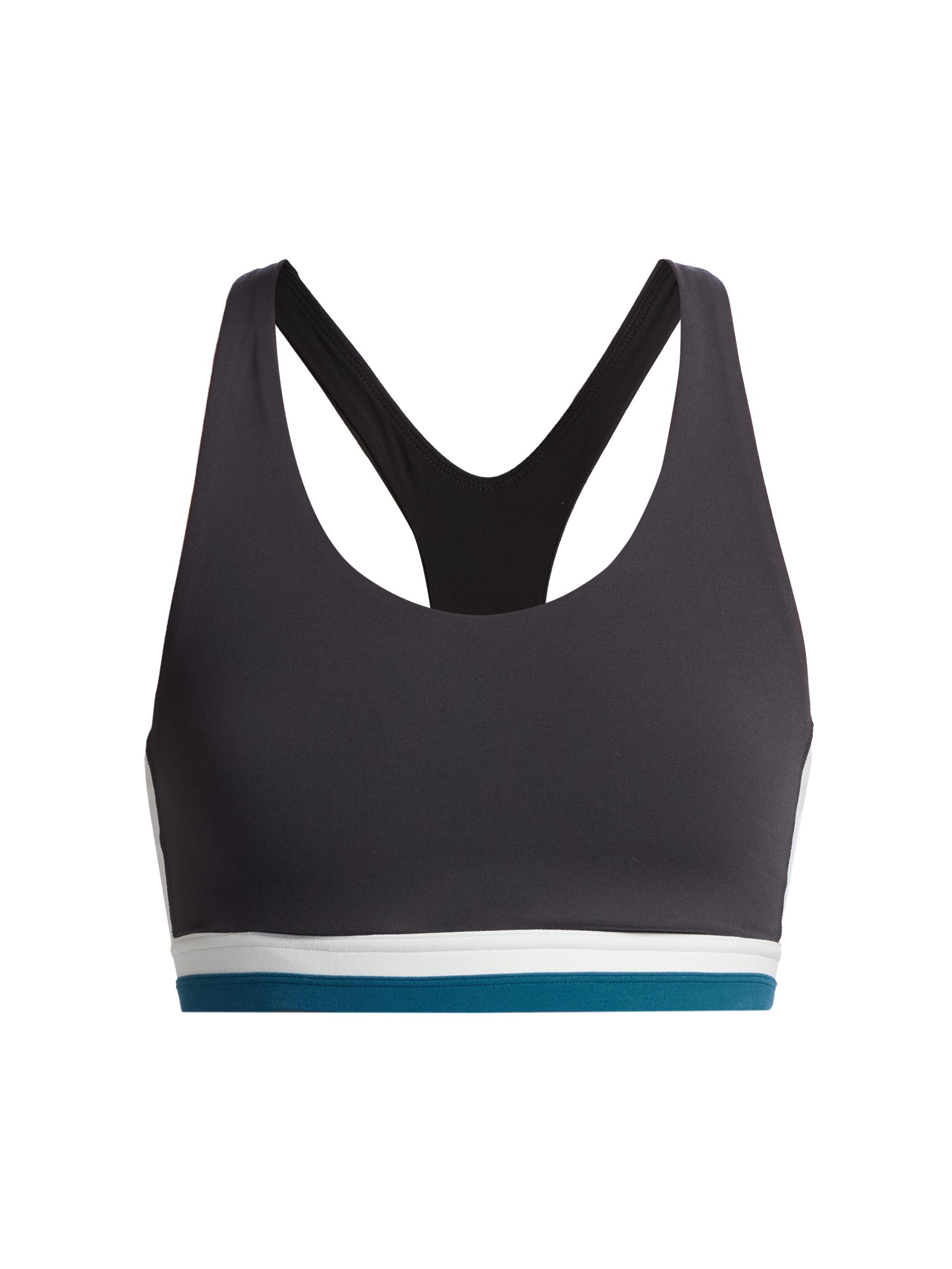 Splits59 Women's Maci Airweight Striped Crop Top - Graphite White