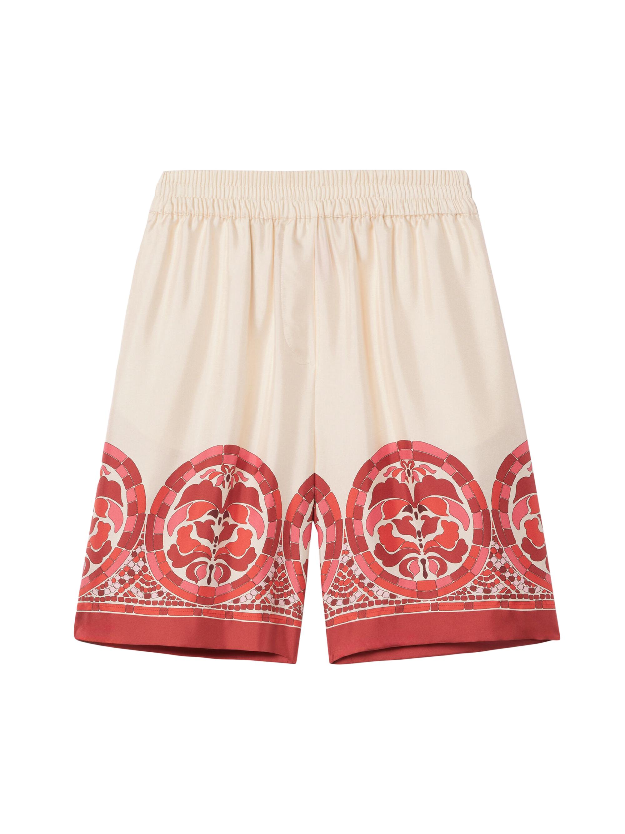 La DoubleJ Women's Palazzo Shorts - Cobra Place Red