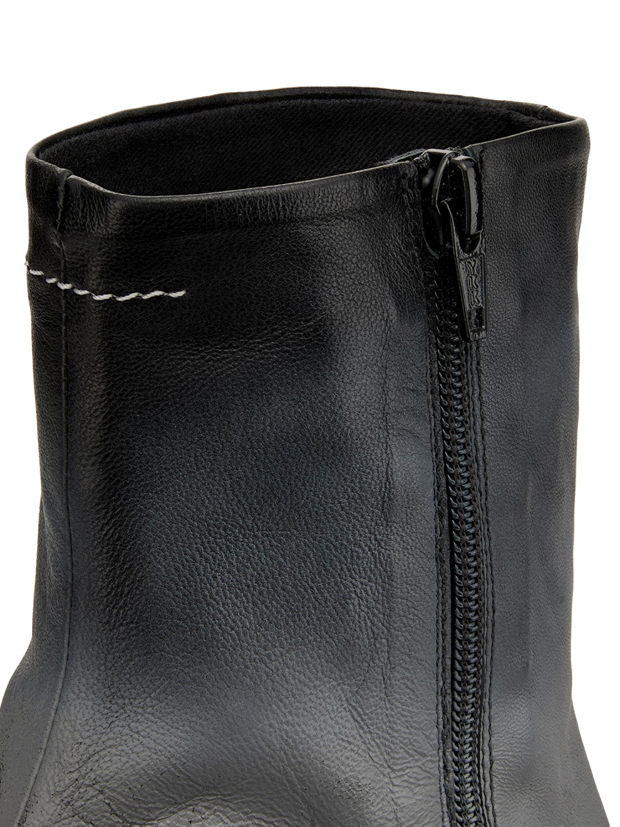 MM6 Maison Margiela 70MM Leather Ankle Boots | Saks Fifth Avenue