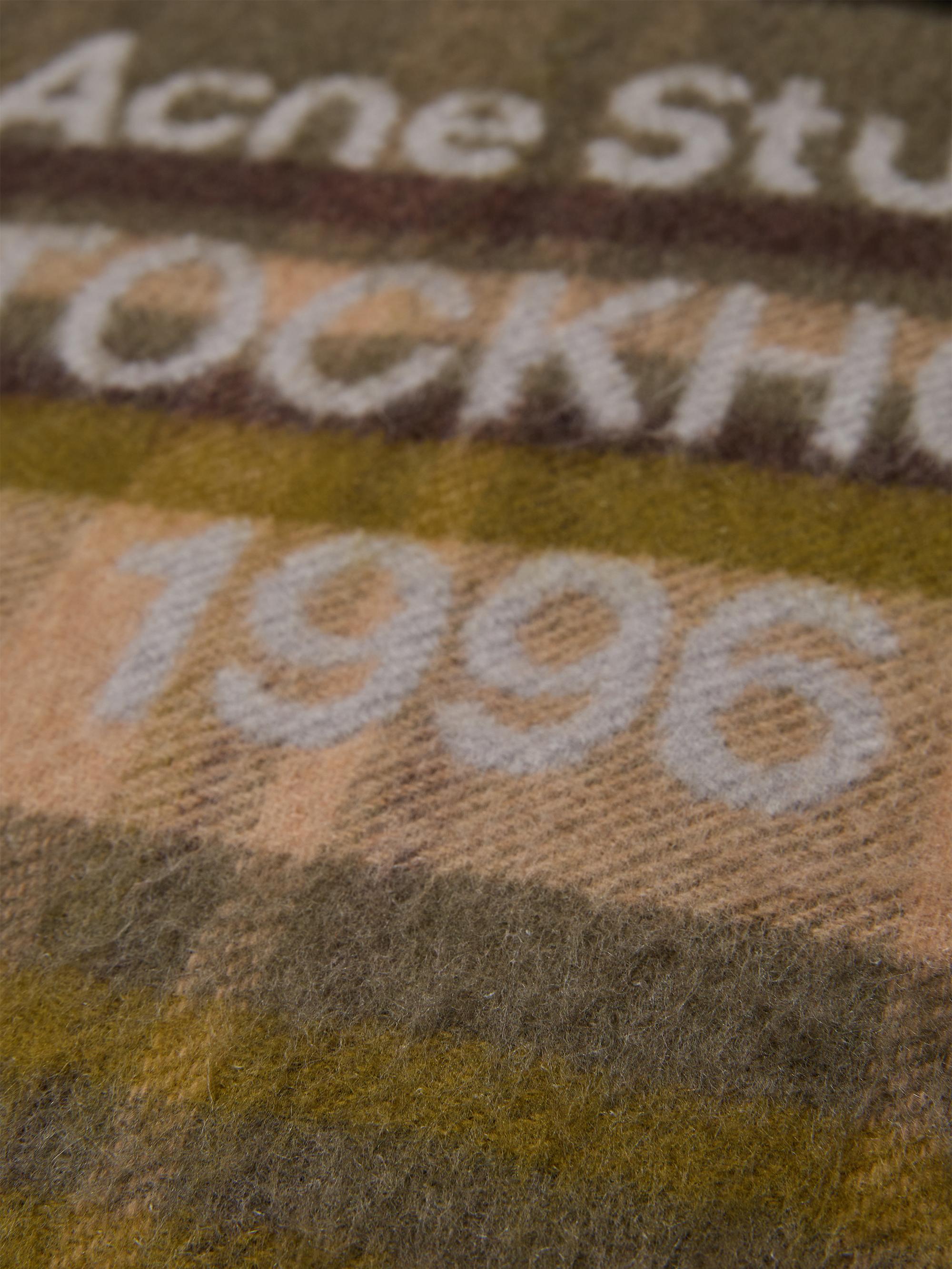Acne Studios Venus 1996 Check Wool Scarf | Saks Fifth Avenue