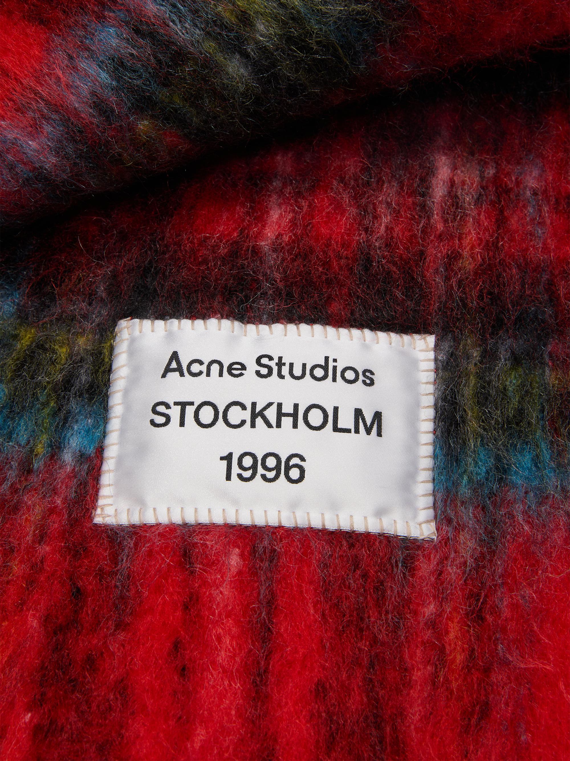 Acne Studios Vikky Check Mohair Scarf | Saks Fifth Avenue