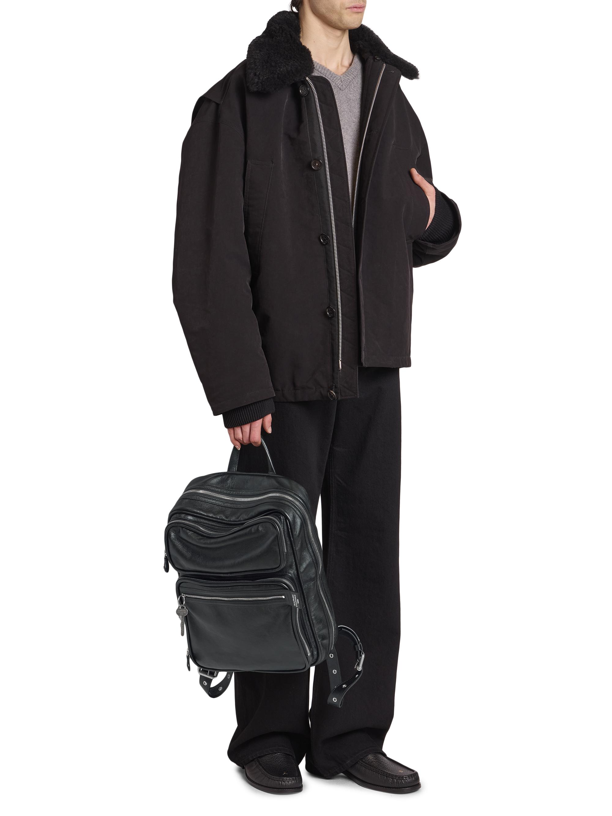 Acne Studios Camero Leather Backpack | Saks Fifth Avenue