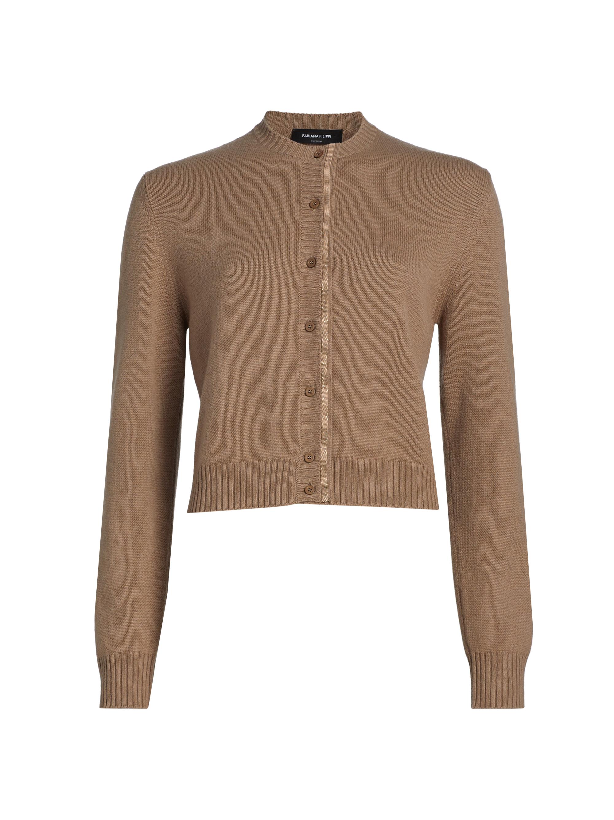 Fabiana Filippi Stripe Crochet Cardigan | Saks Fifth Avenue