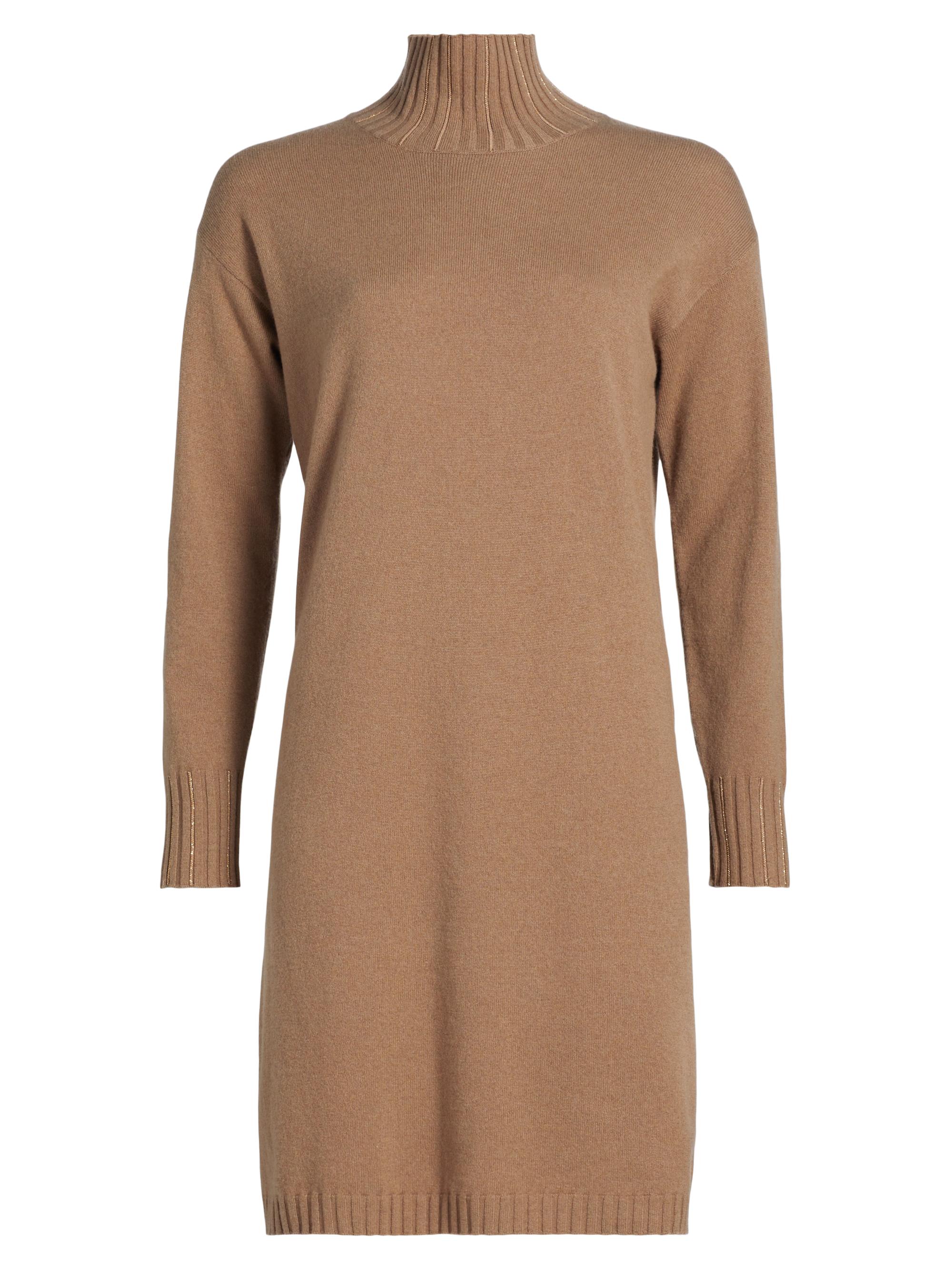 Fabiana Filippi Women's Turtlneck Wool-Blend Sweaterdress - Corteccia