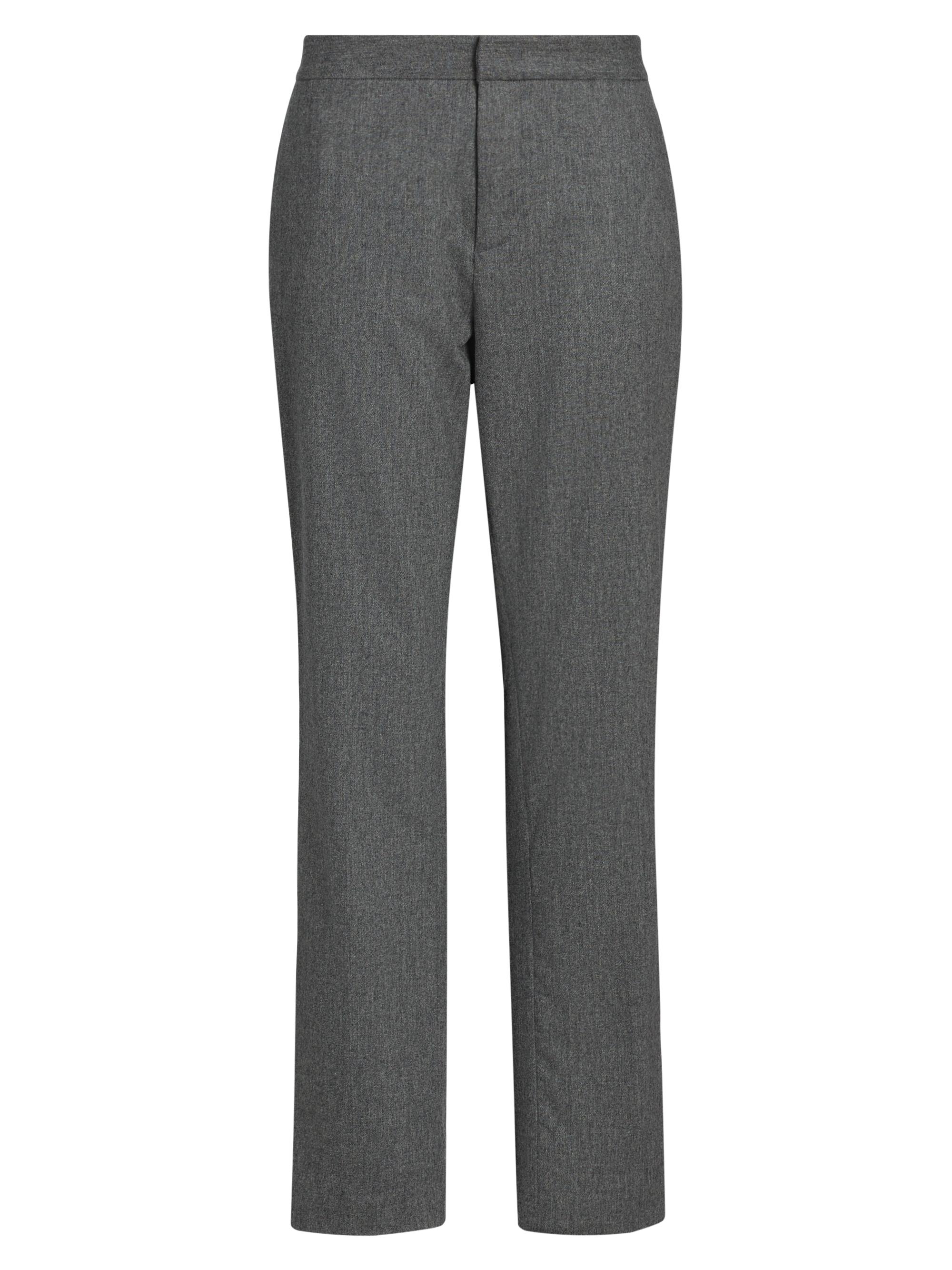 Fabiana Filippi Women's Flannel Wool-Cashmere Regular-Fit Trousers - Roccia