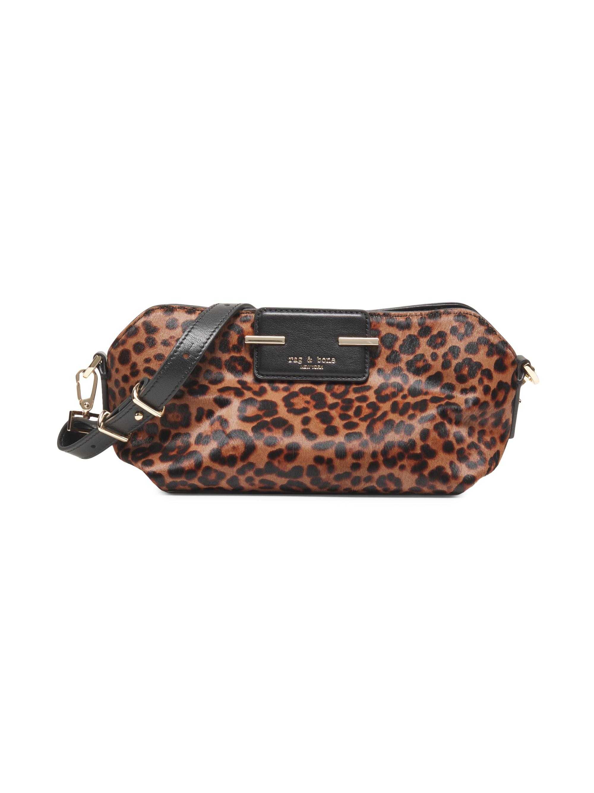 rag & bone Women's Realm Leopard Print Leather Crossbody Bag - Leopard