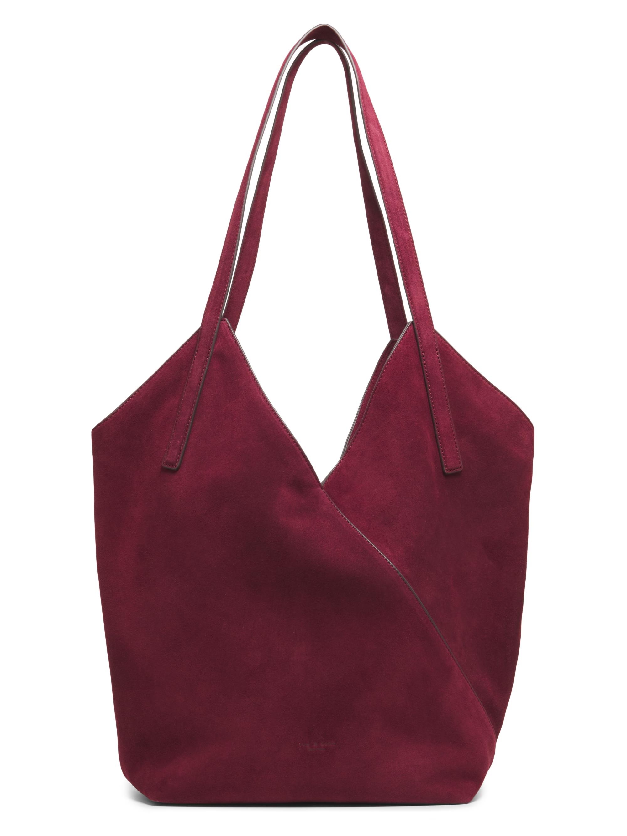 rag & bone Women's Alix Suede Tote Bag - Garnet