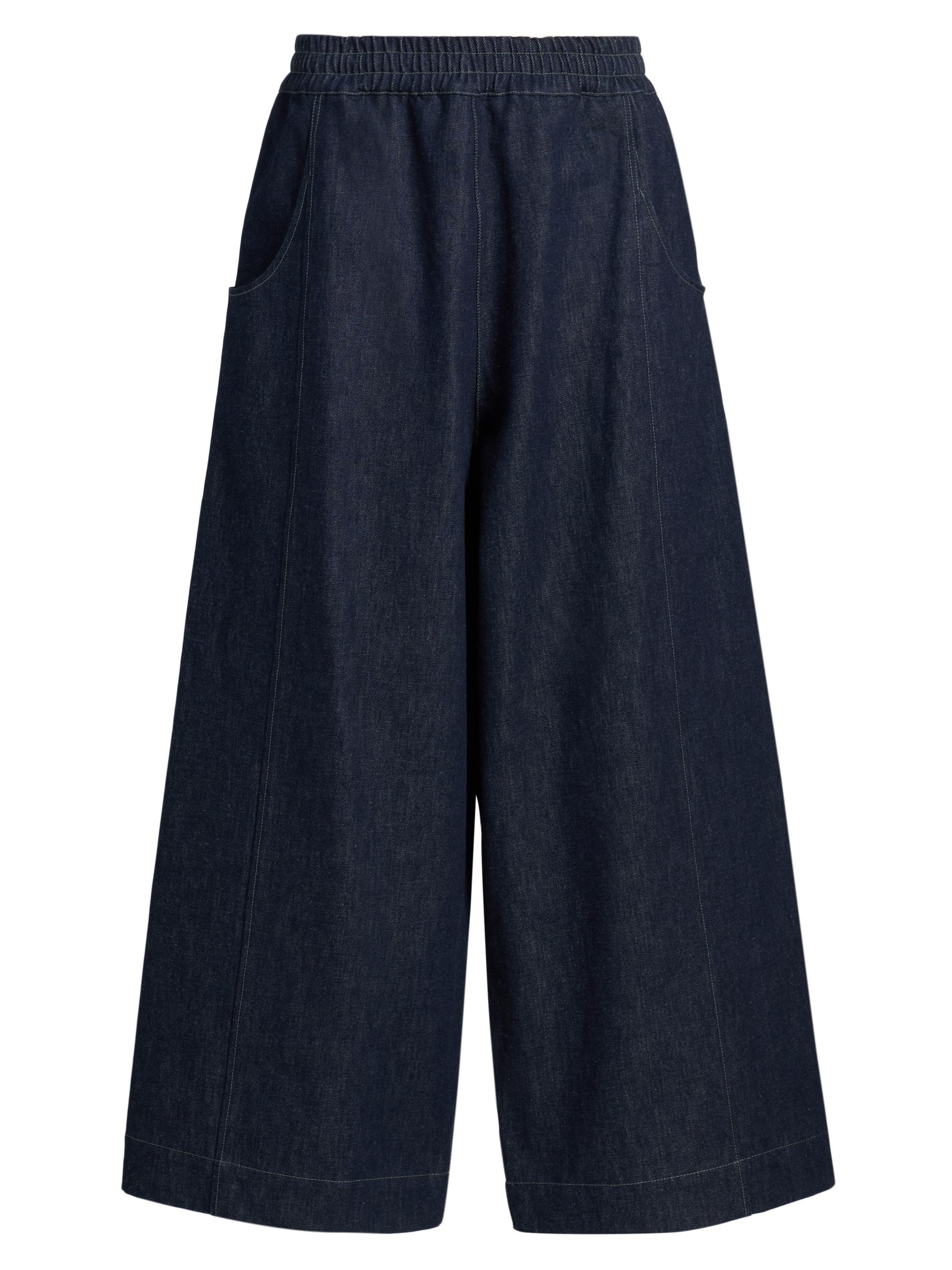 Nicholas Daley Men's Denim Wide-Leg Pants - Dark Indigo