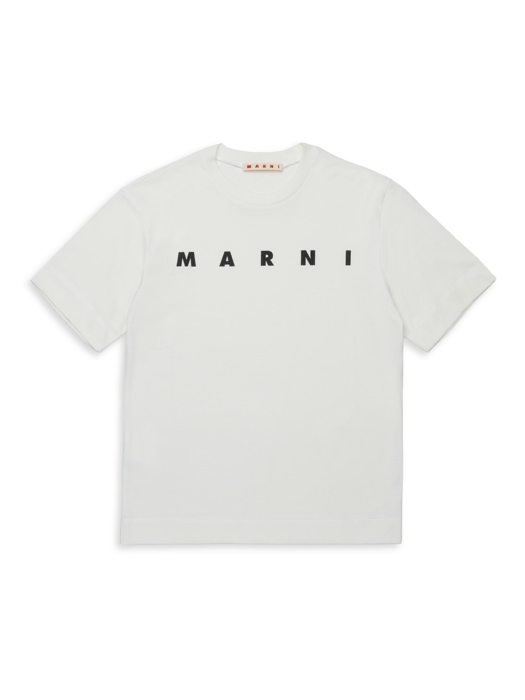 Marni Little Girl's & Girl's Logo Short-Sleeve T-Shirt - White