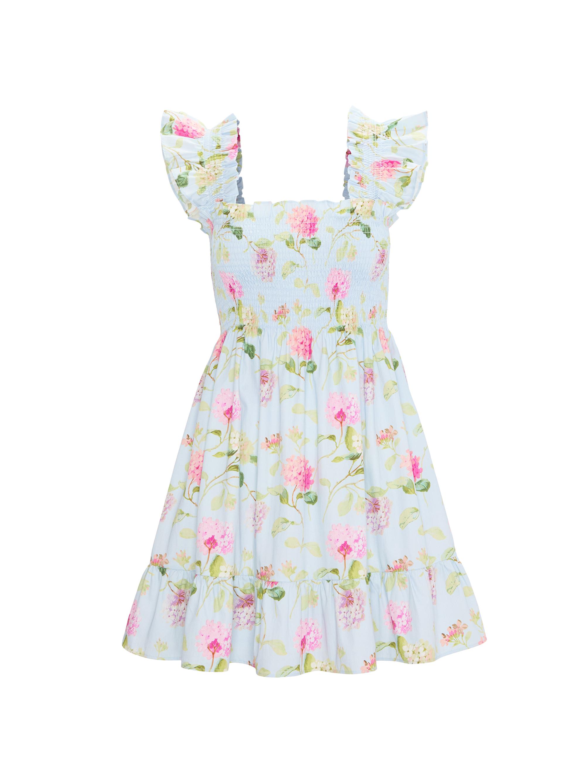 Hill House Home Women's The Elizabeth Nap Dress - Hydrangea Chintz