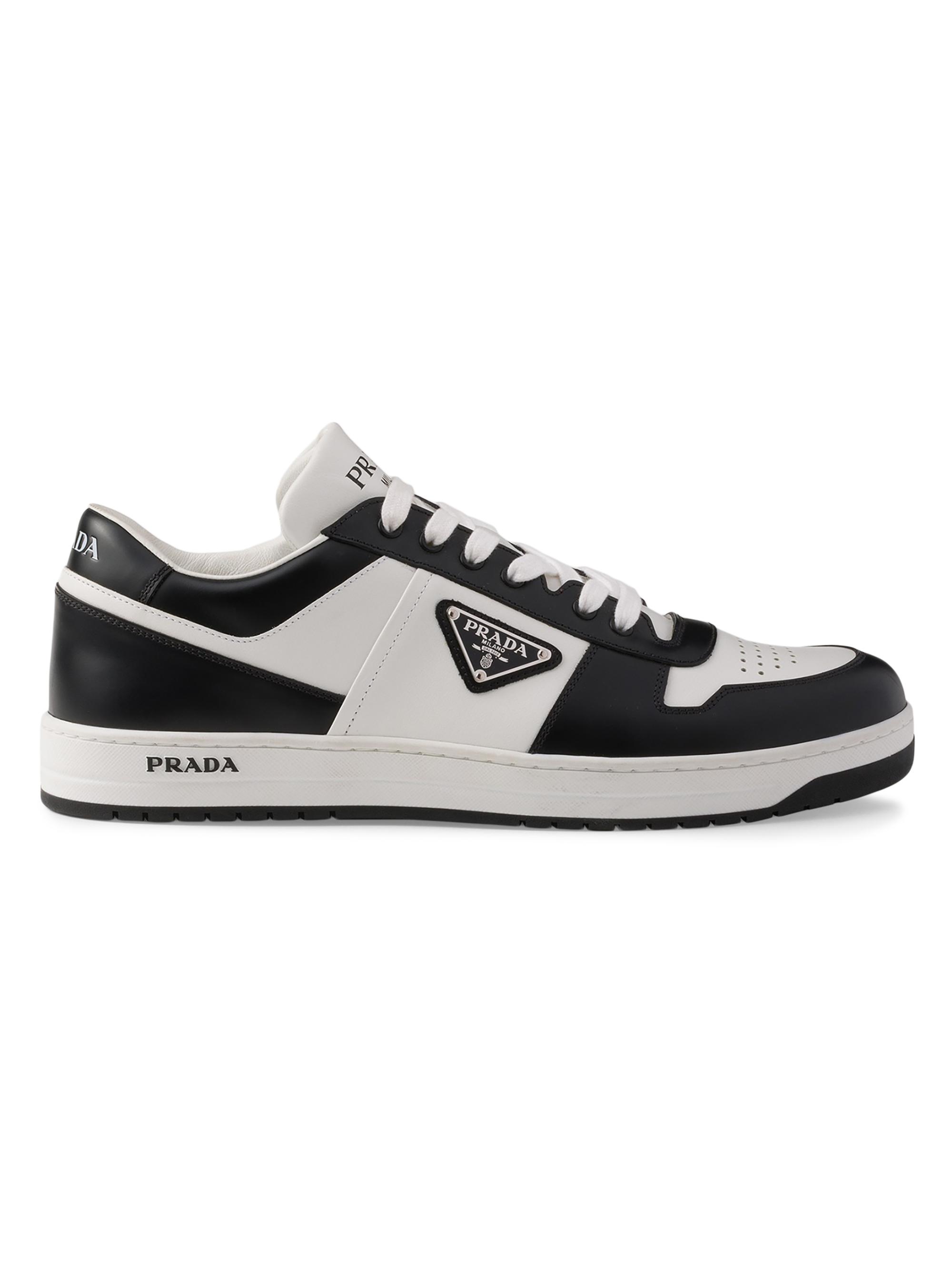 Prada スニーカー Prada Men's Downtown Leather Sneakers | Saks Fifth Avenue