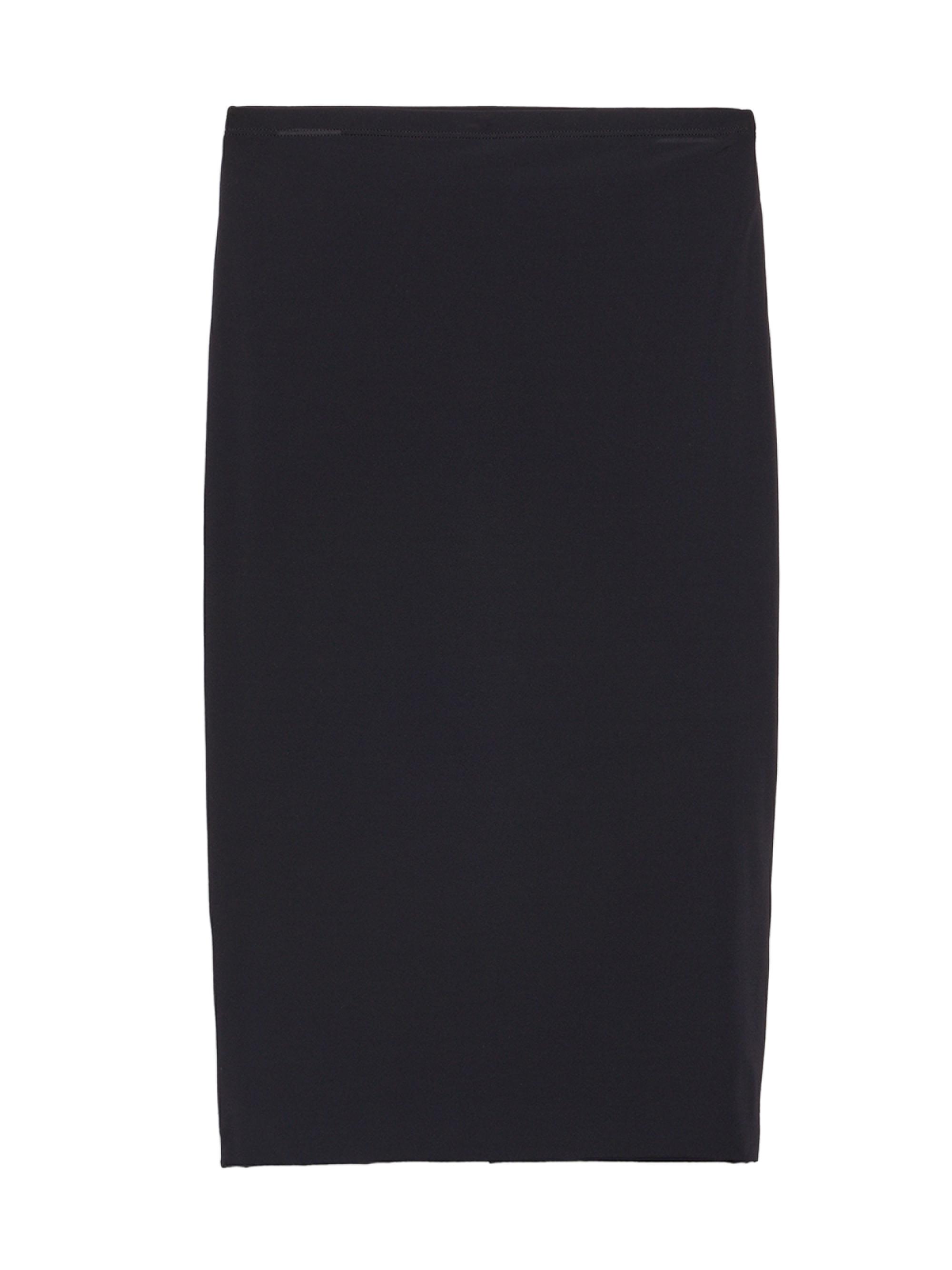 Prada Women's Stretch Fabric Slip Skirt - Black