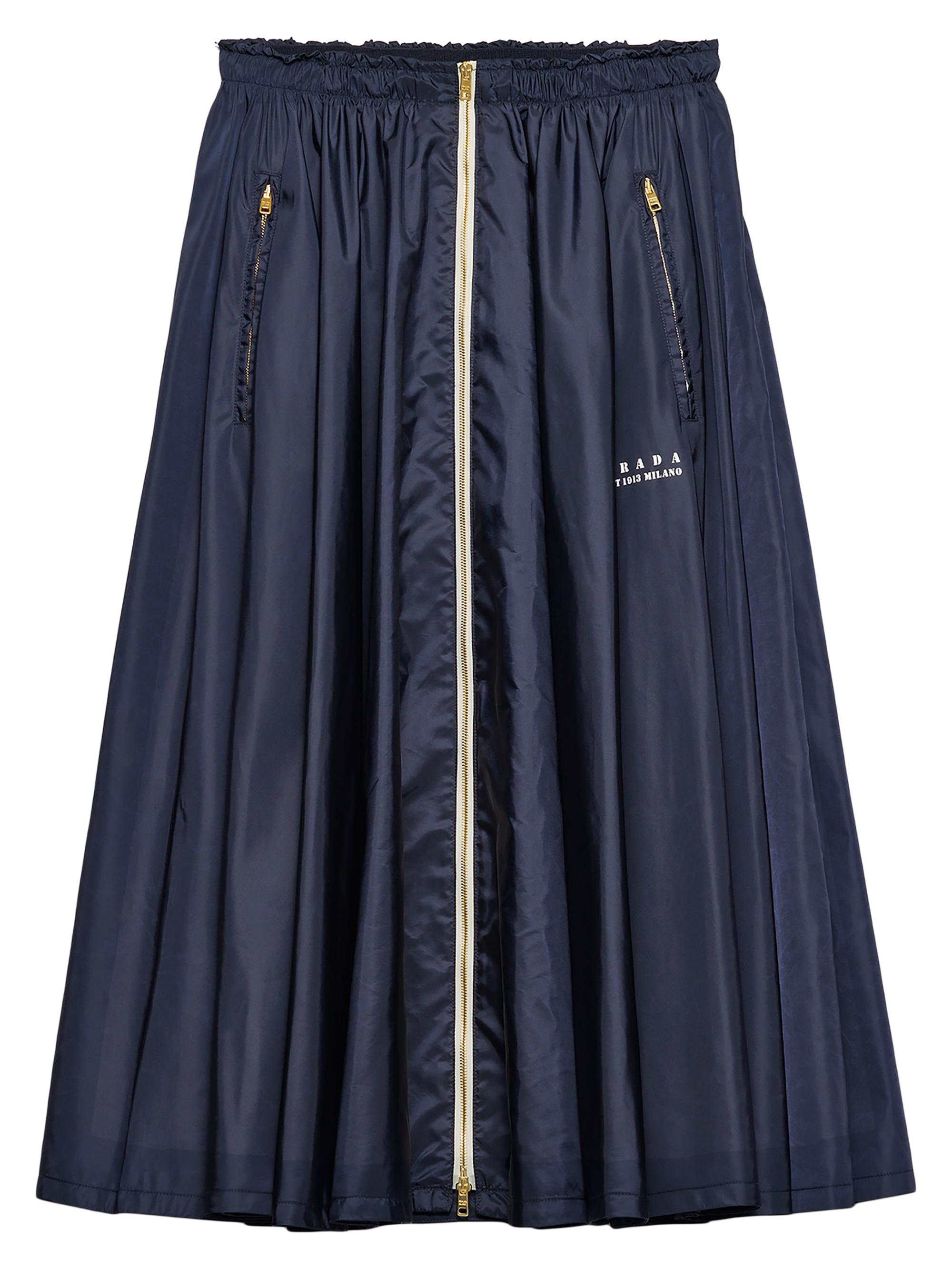 Prada Women's Light Re-Nylon Skirt - Blue