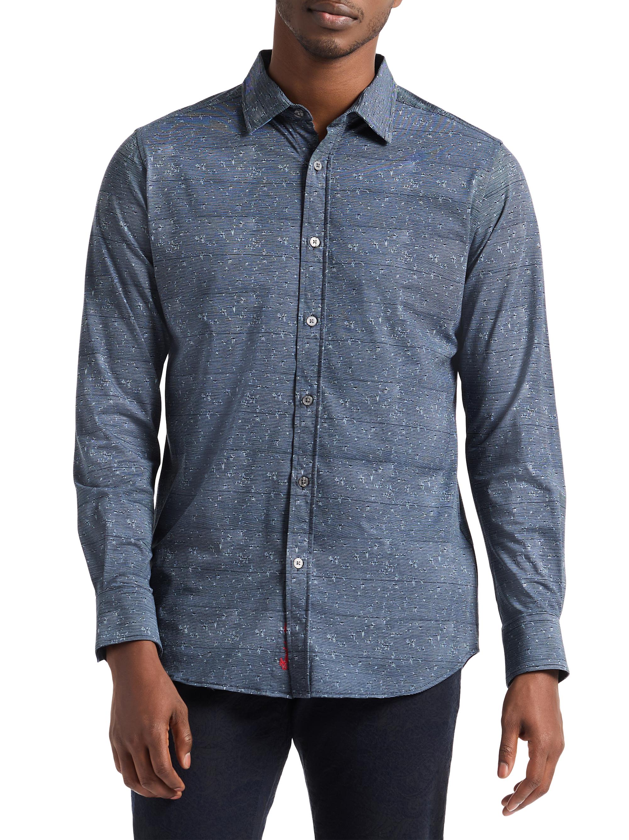 Robert Graham Men's Doyer Button-Front Shirt - Blue