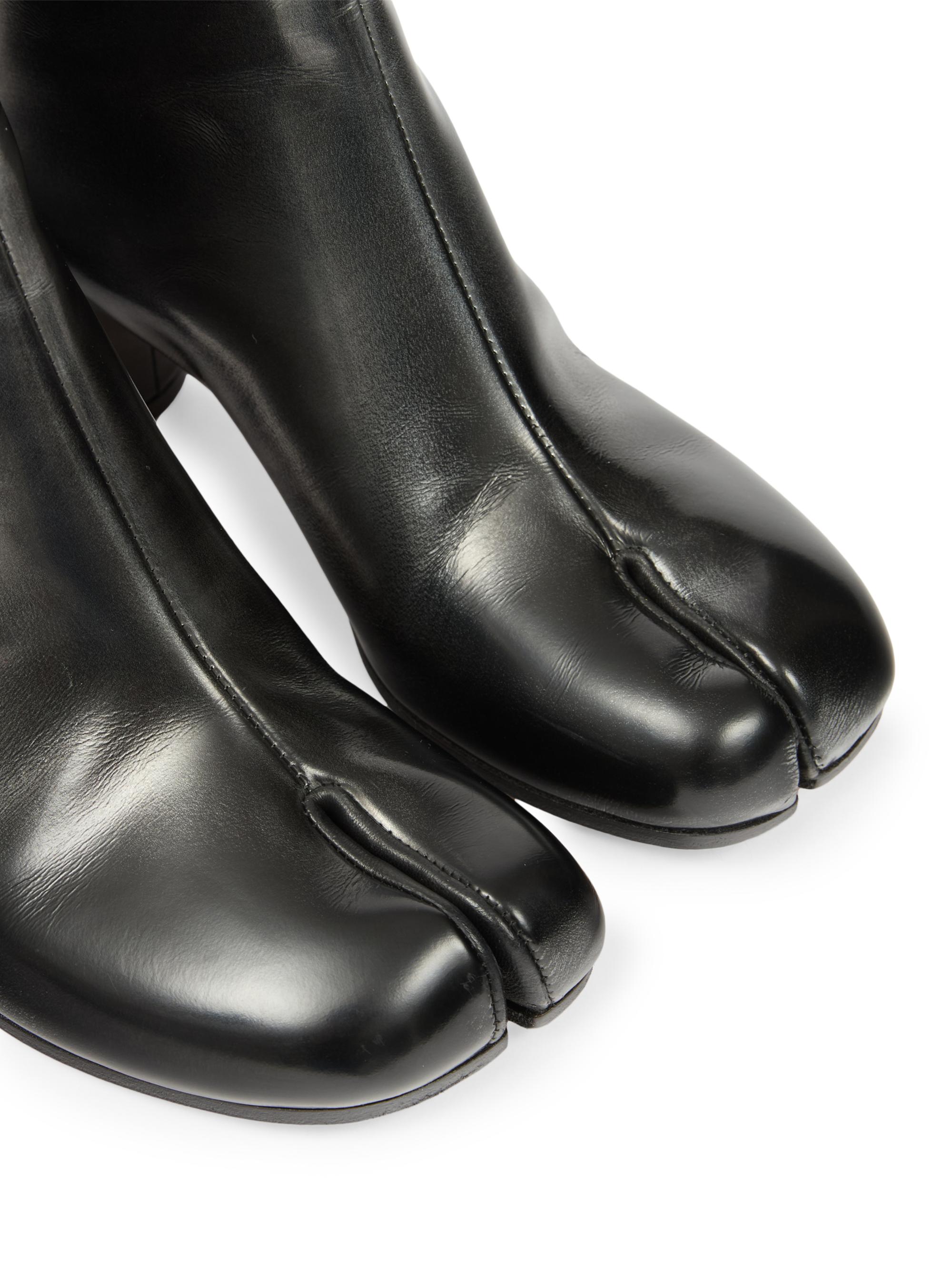 Maison Margiela Tabi 60MM Metallic Leather Ankle Boots | Saks
