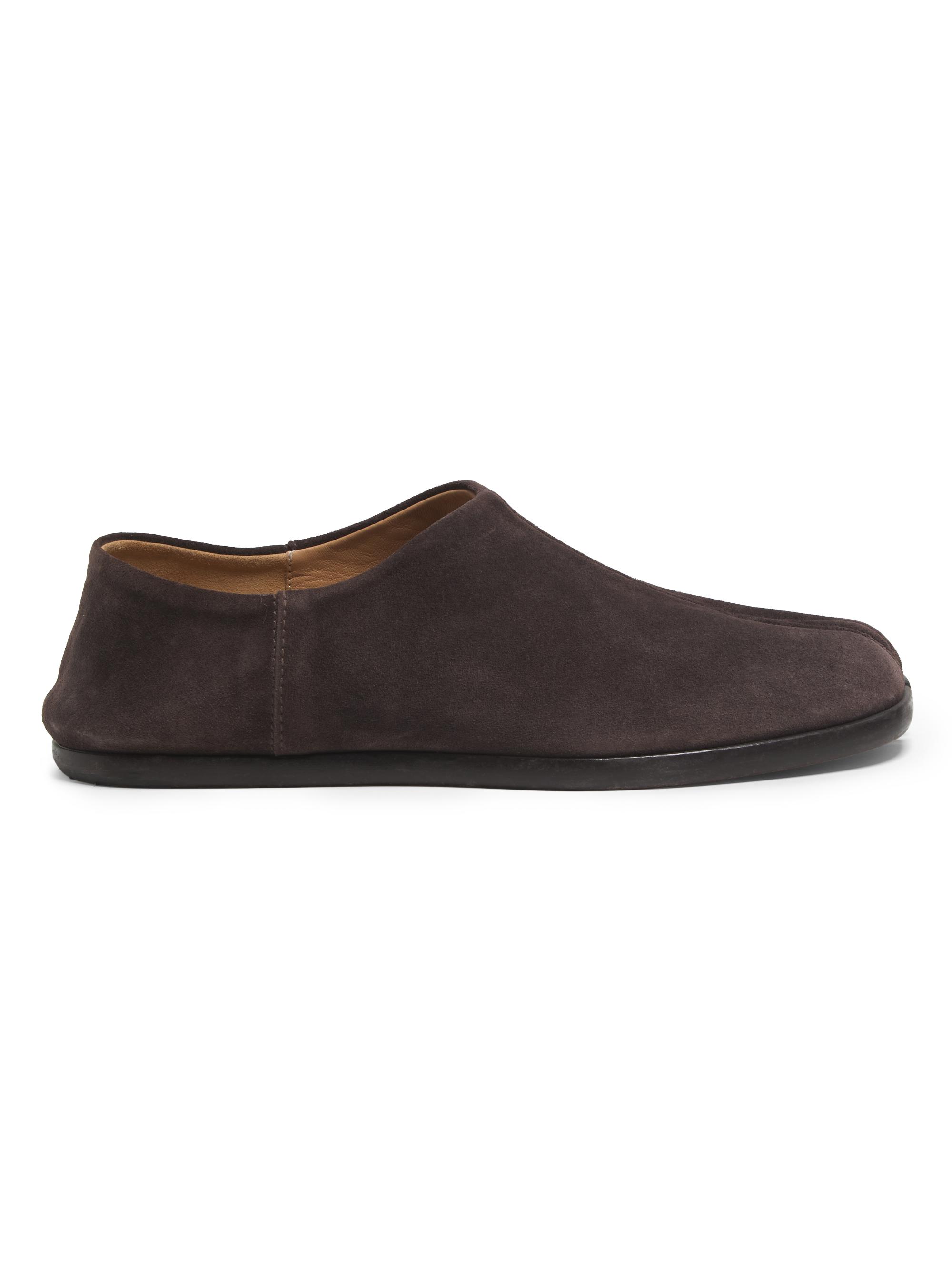 Maison Margiela Tabi Babouche Suede Flats | Saks Fifth Avenue