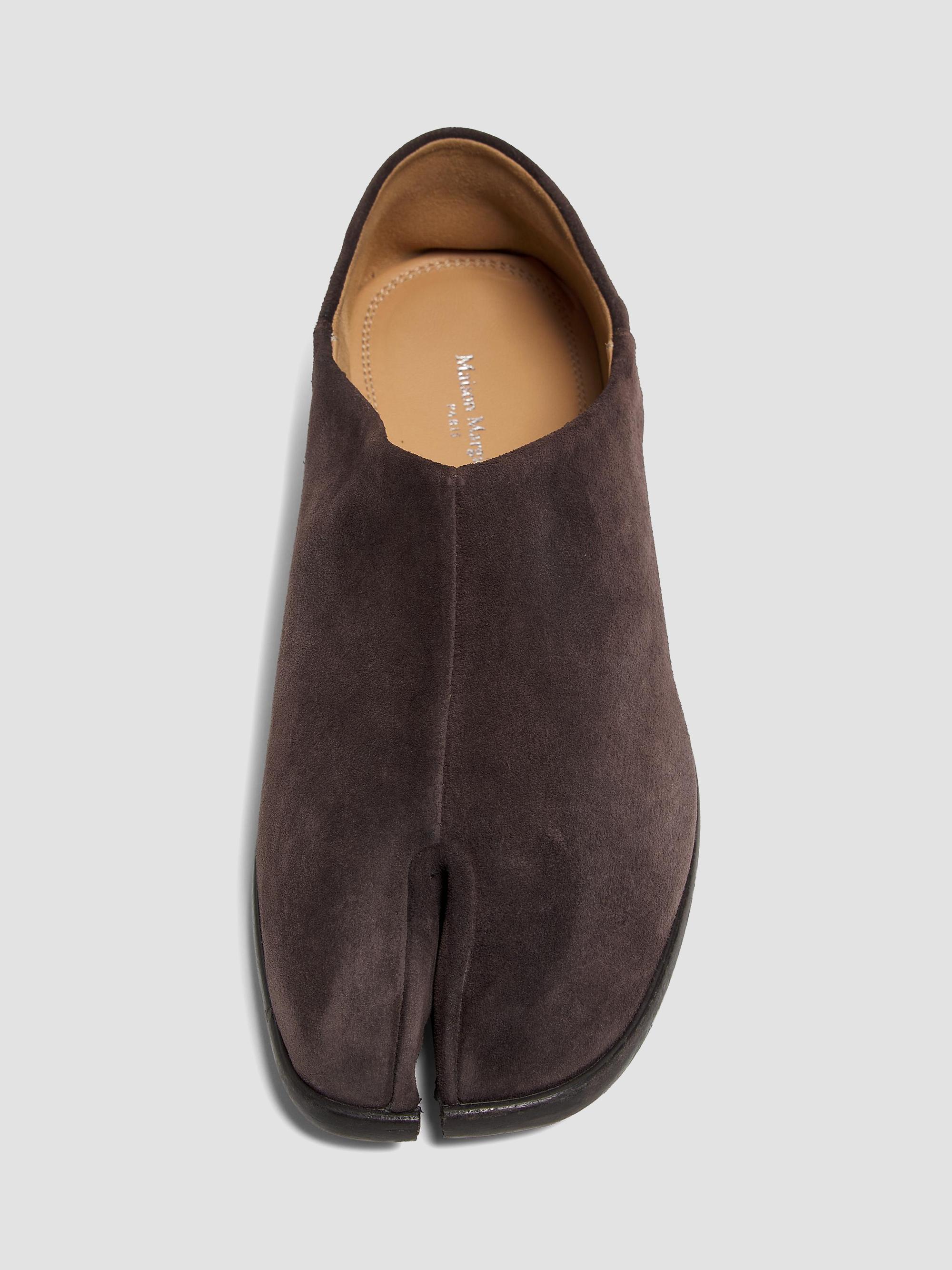 Maison Margiela Tabi Babouche Suede Flats | Saks Fifth Avenue