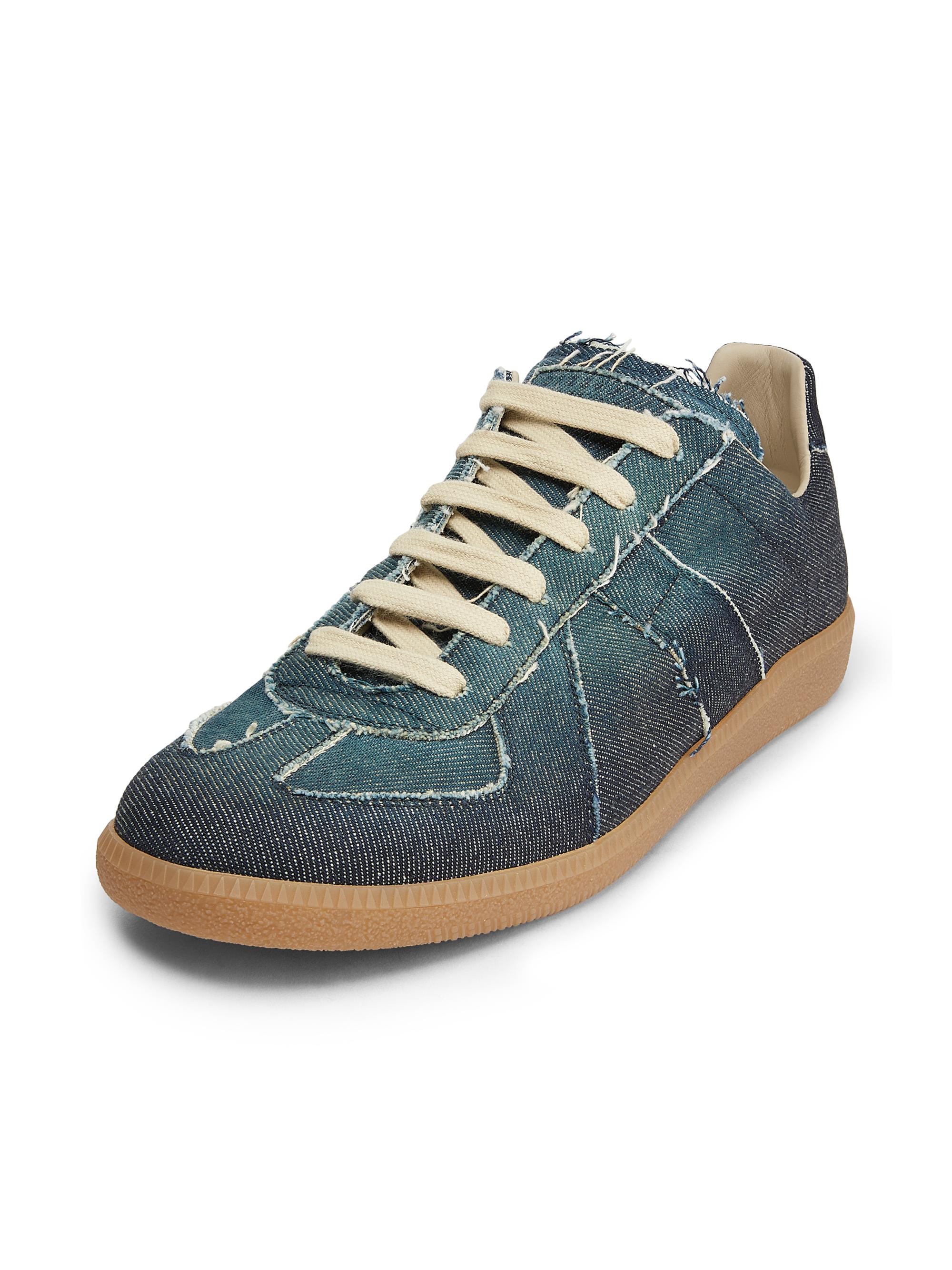 Maison Margiela Replica Exclusive Denim Low-Top Sneakers | Saks