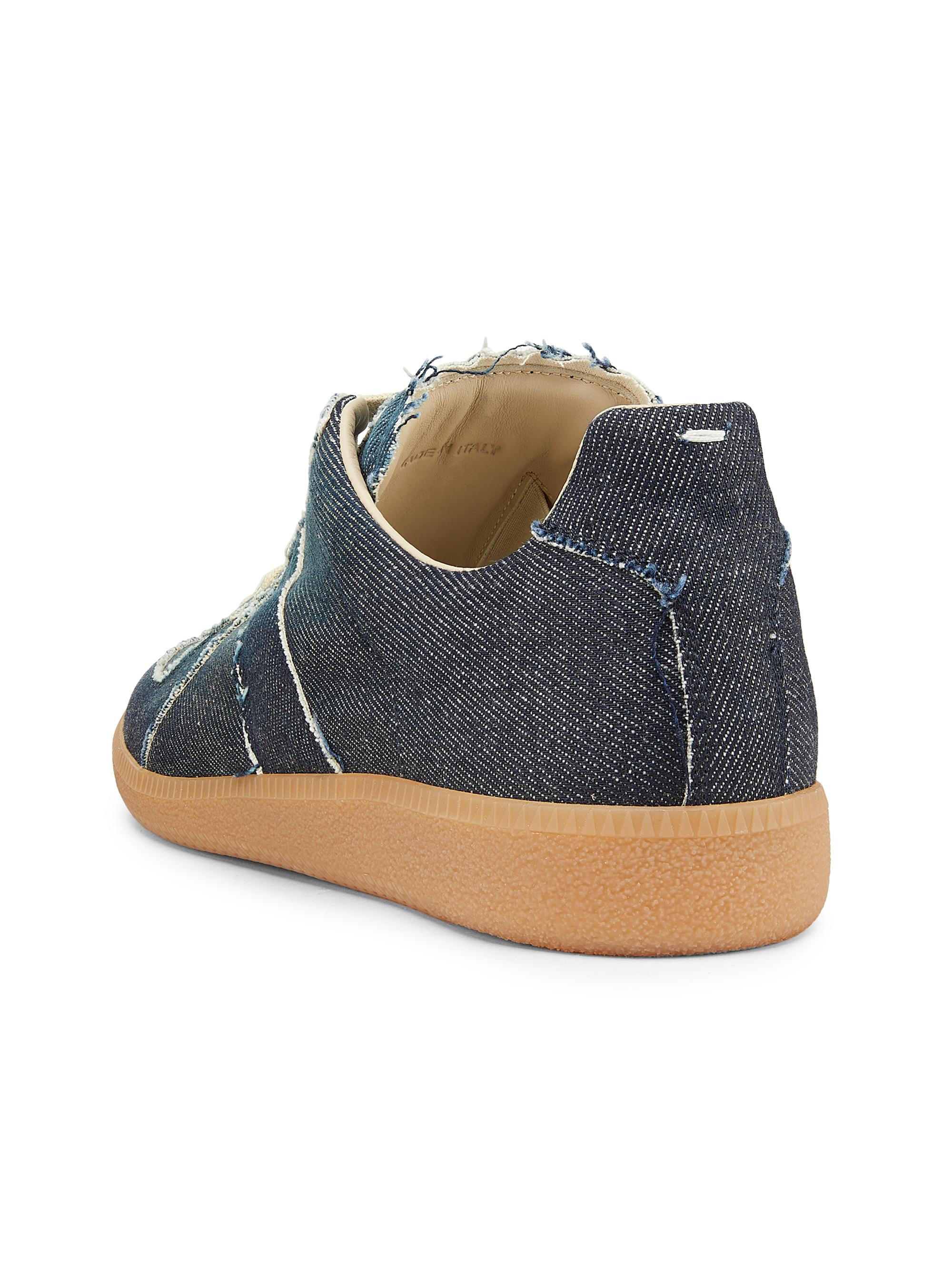 Maison Margiela Replica Exclusive Denim Low-Top Sneakers | Saks